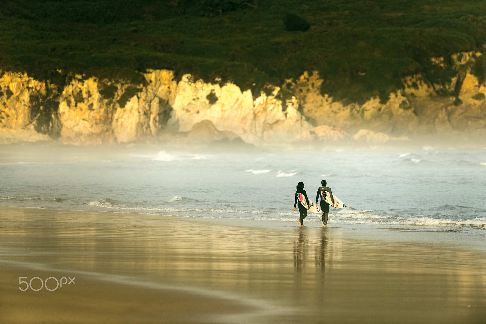 Nikon AF-S Nikkor 400mm F2.8G ED VR II sample photo. Early morning free surf. photography