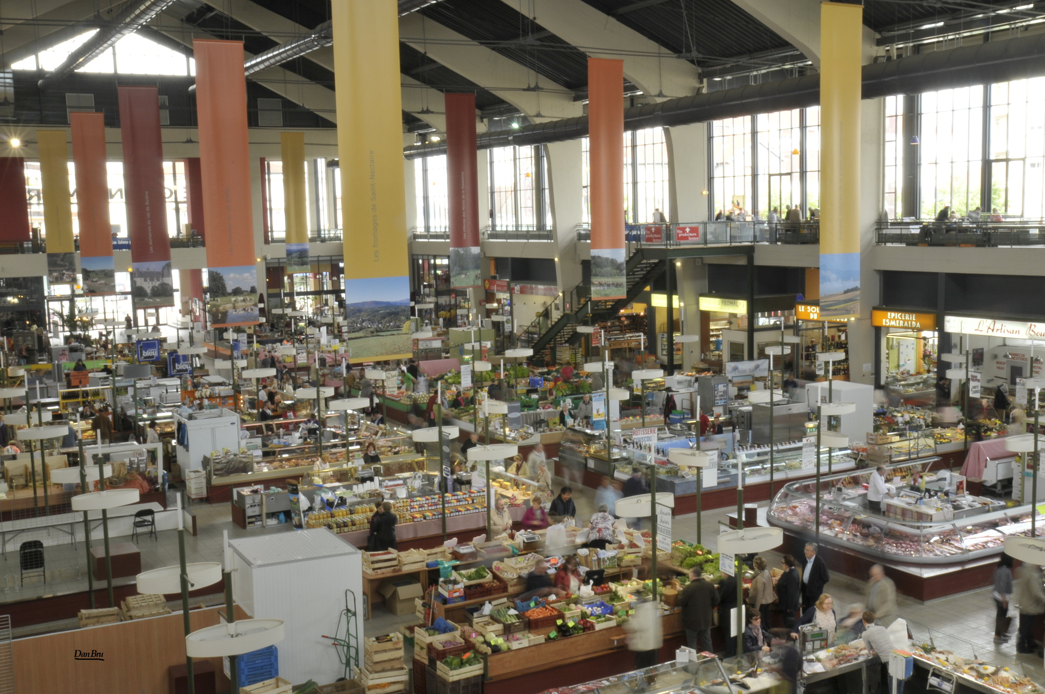 Nikon D300 sample photo. Marché de vichy photography