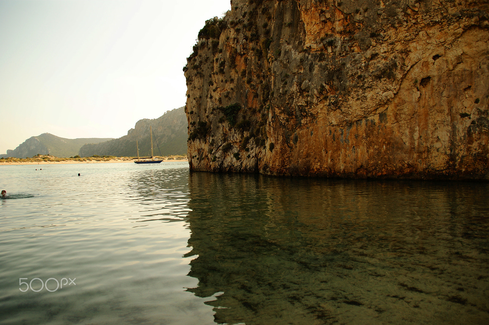 Sony DT 18-200mm F3.5-6.3 sample photo. Swiming into a circle photography
