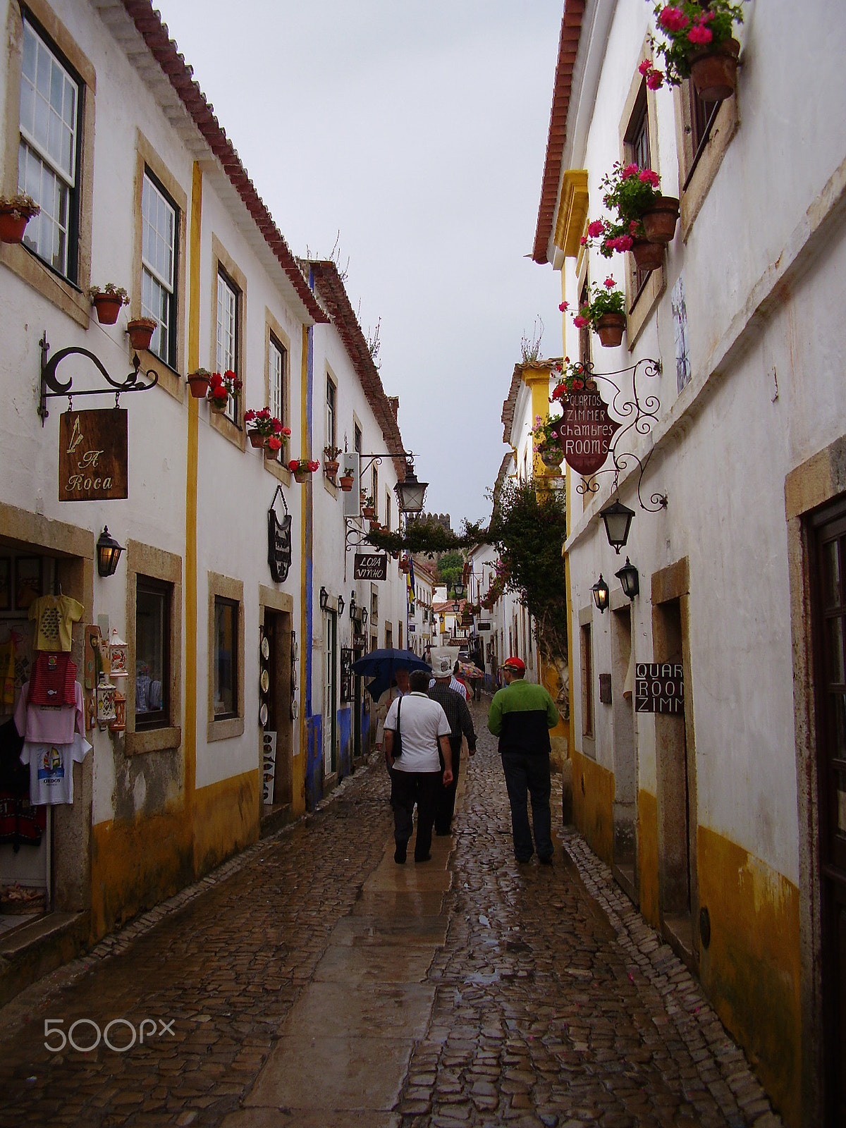 Olympus FE115,X715 sample photo. Obidos, portugal photography