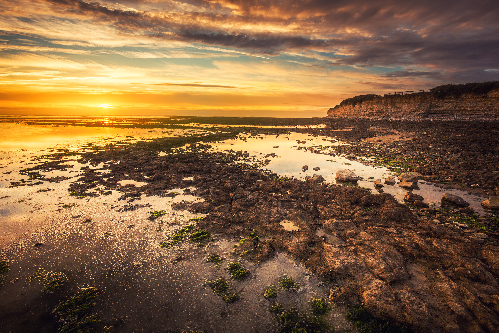 Canon EOS 6D + Canon EF 16-35mm F4L IS USM sample photo. Oleron's sunset photography