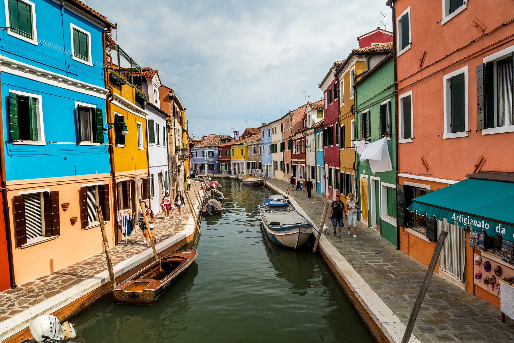 24-105mm F4 G SSM OSS sample photo. Burano canale photography