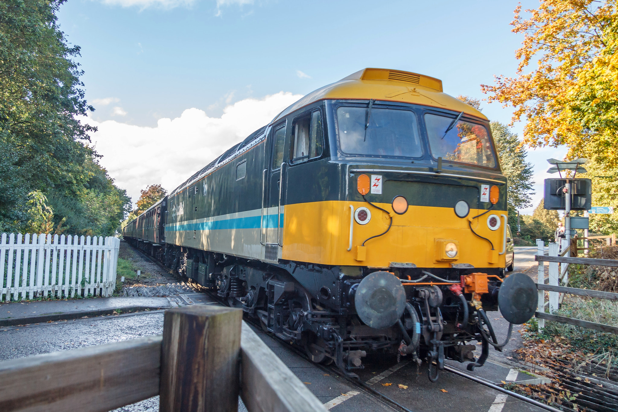 Canon EF-S 17-85mm F4-5.6 IS USM sample photo. British rail class 47 diesel electric photography