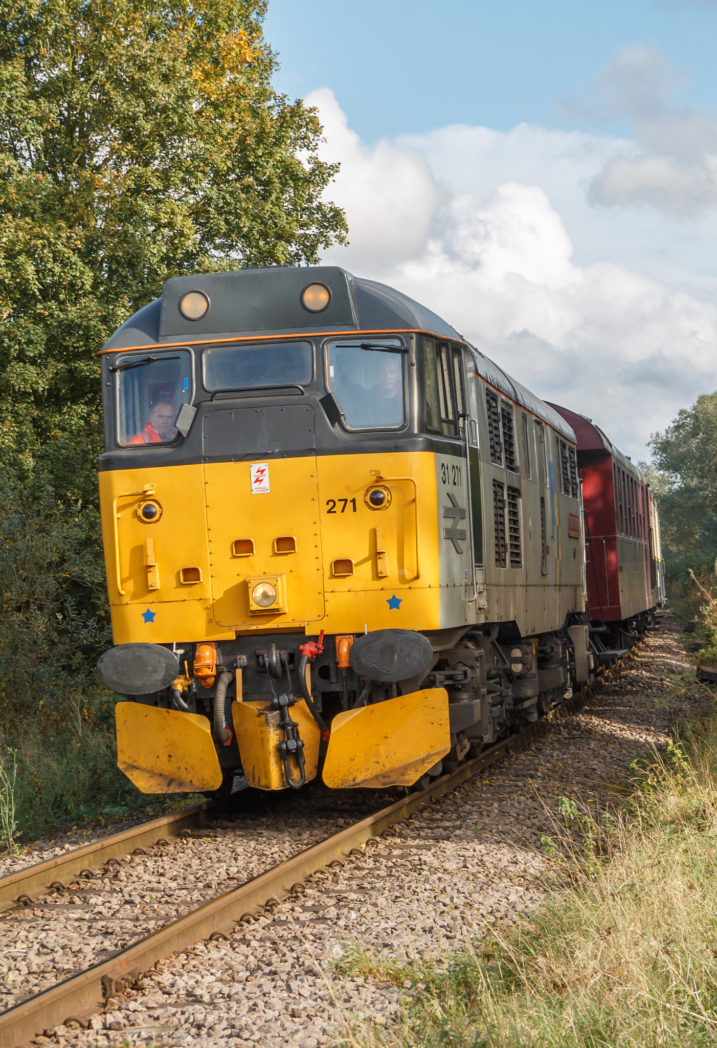 Canon EF-S 17-85mm F4-5.6 IS USM sample photo. British rail class 31 diesel electric photography