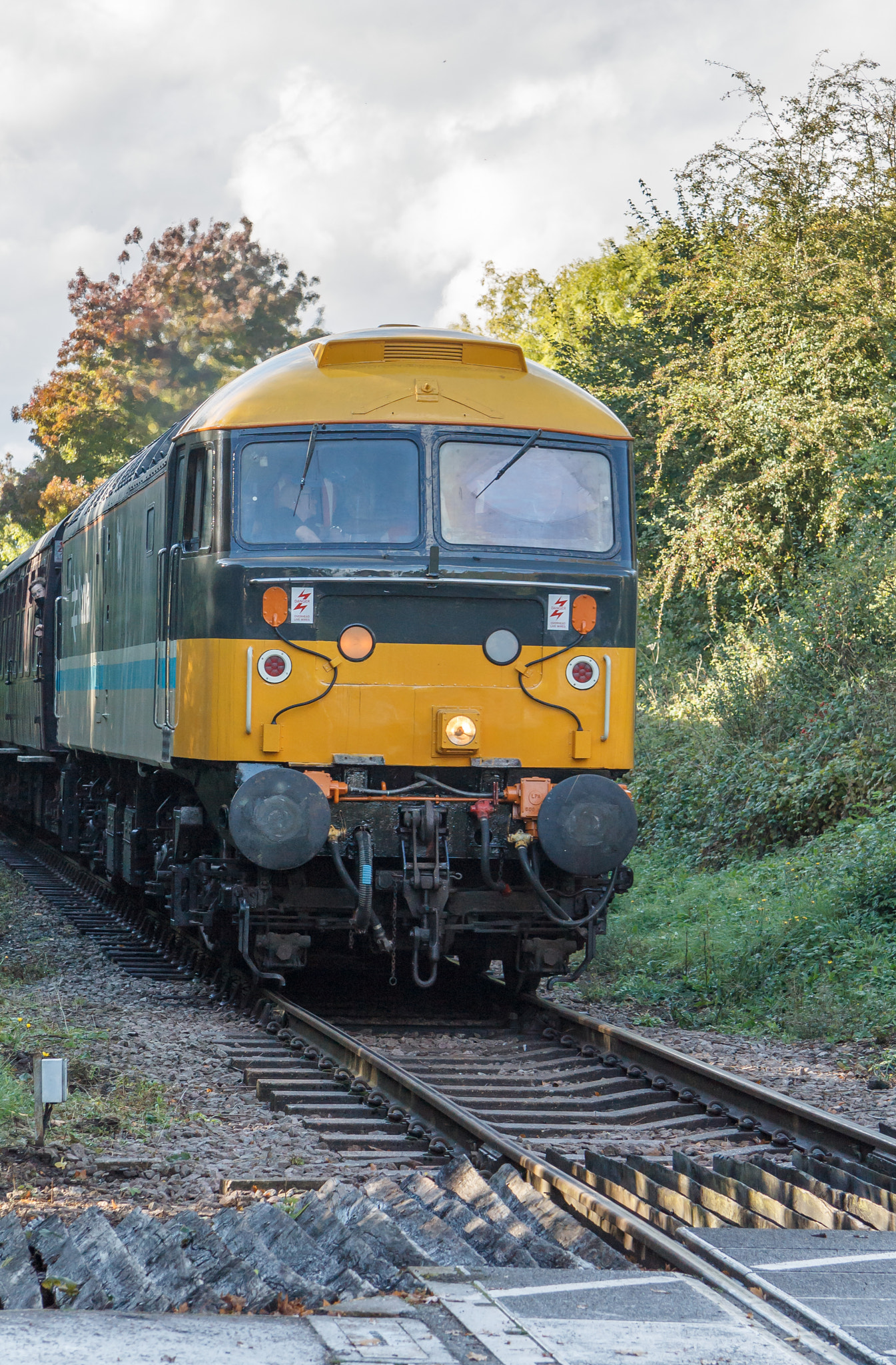 Canon EF-S 17-85mm F4-5.6 IS USM sample photo. British rail class 47 diesel electric photography