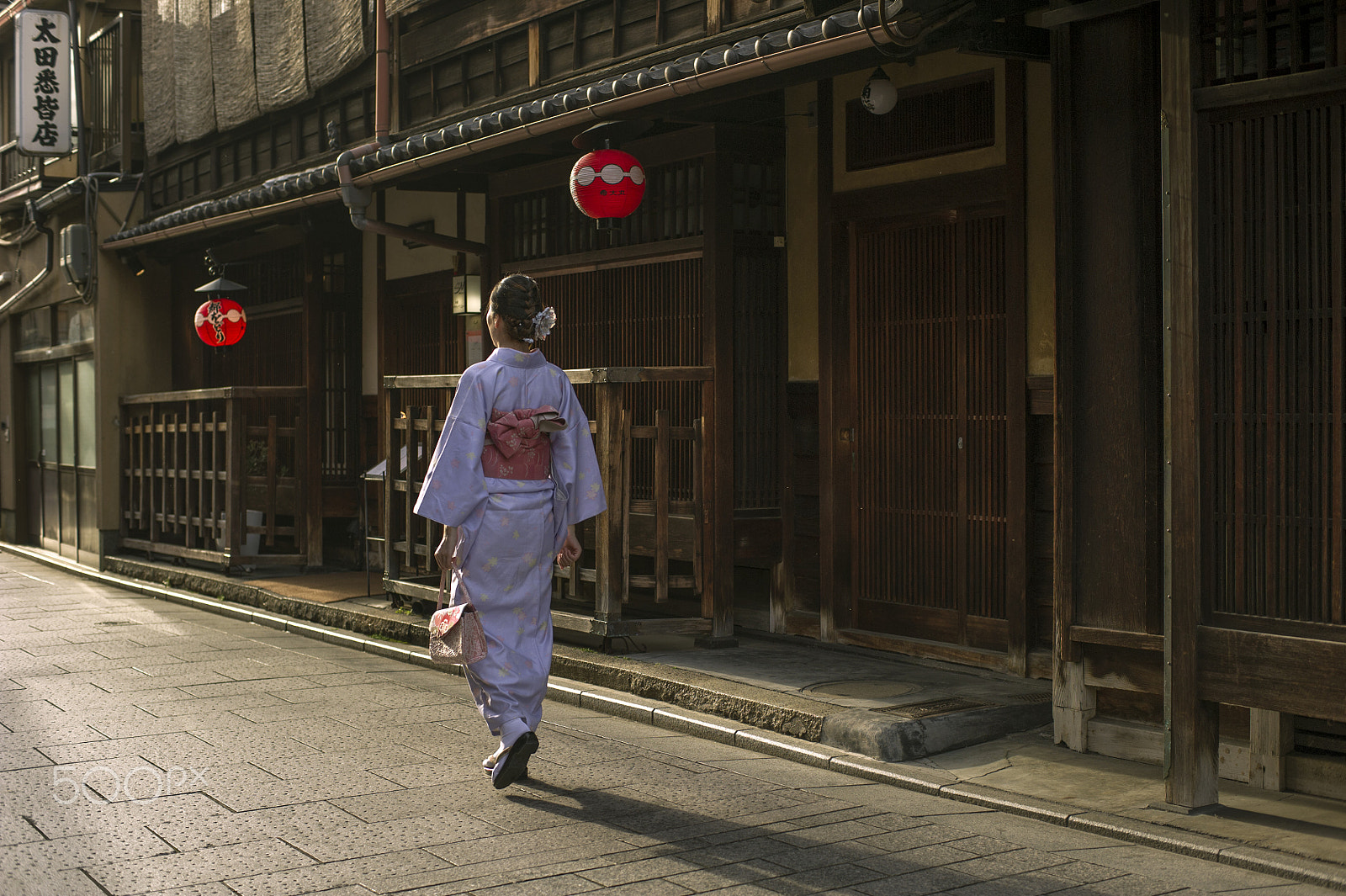 Nikon D3S + ZEISS Planar T* 50mm F1.4 sample photo. Kimono girl photography