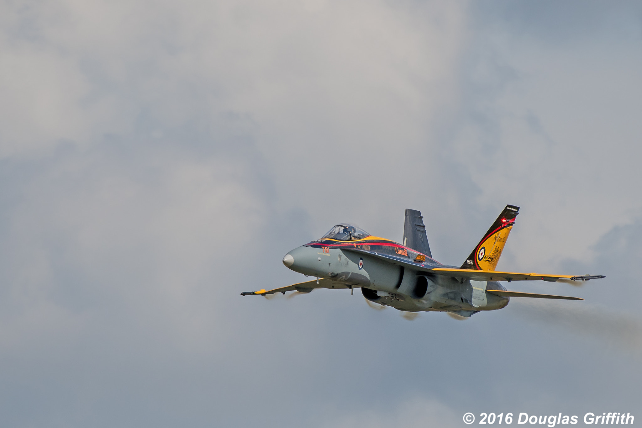 2016 CF-188 Demonstration Team: BCATP Commemrative Paint Scheme