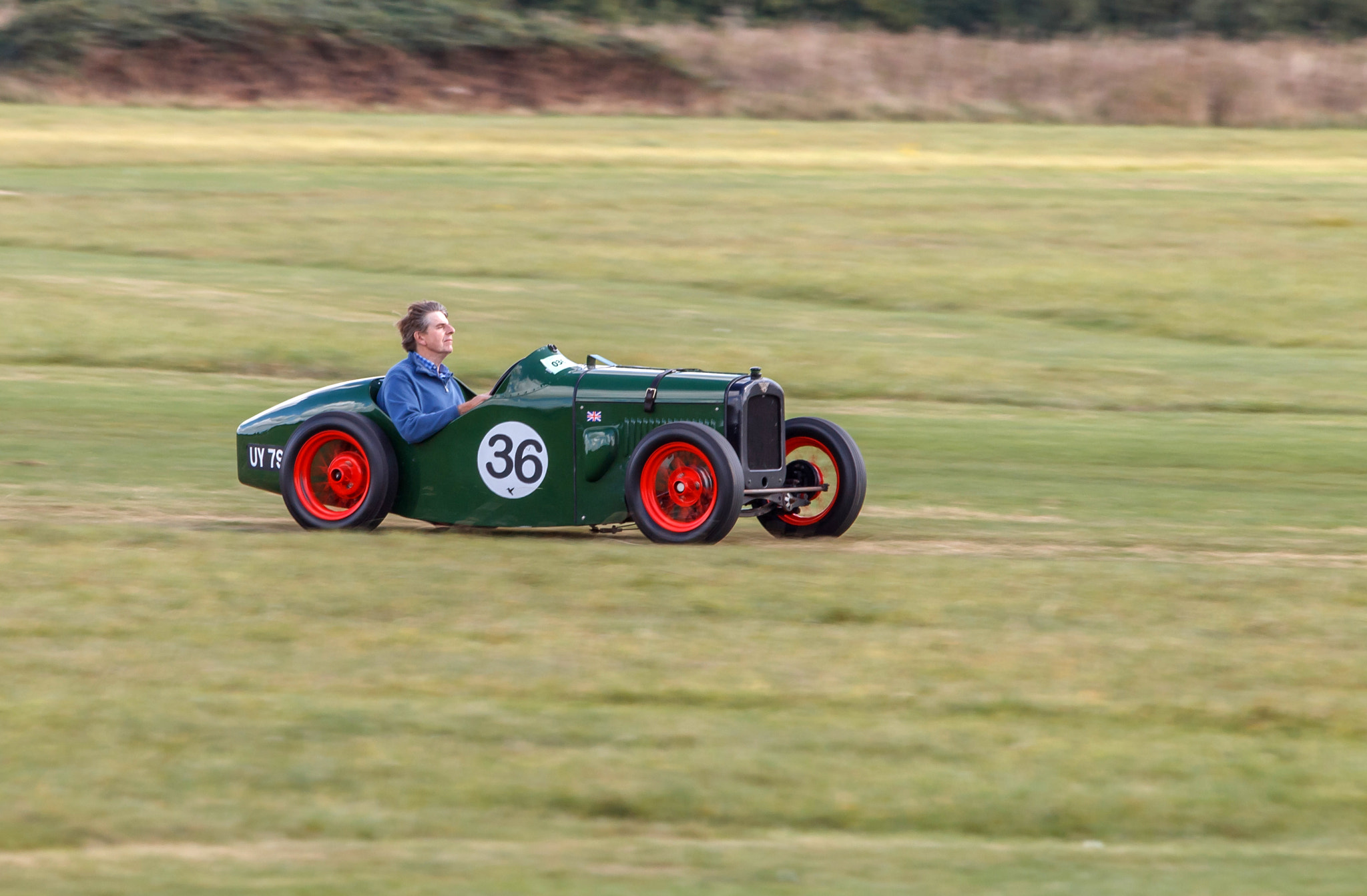 Canon EF 70-300mm F4-5.6 IS USM sample photo. Austin seven racer photography