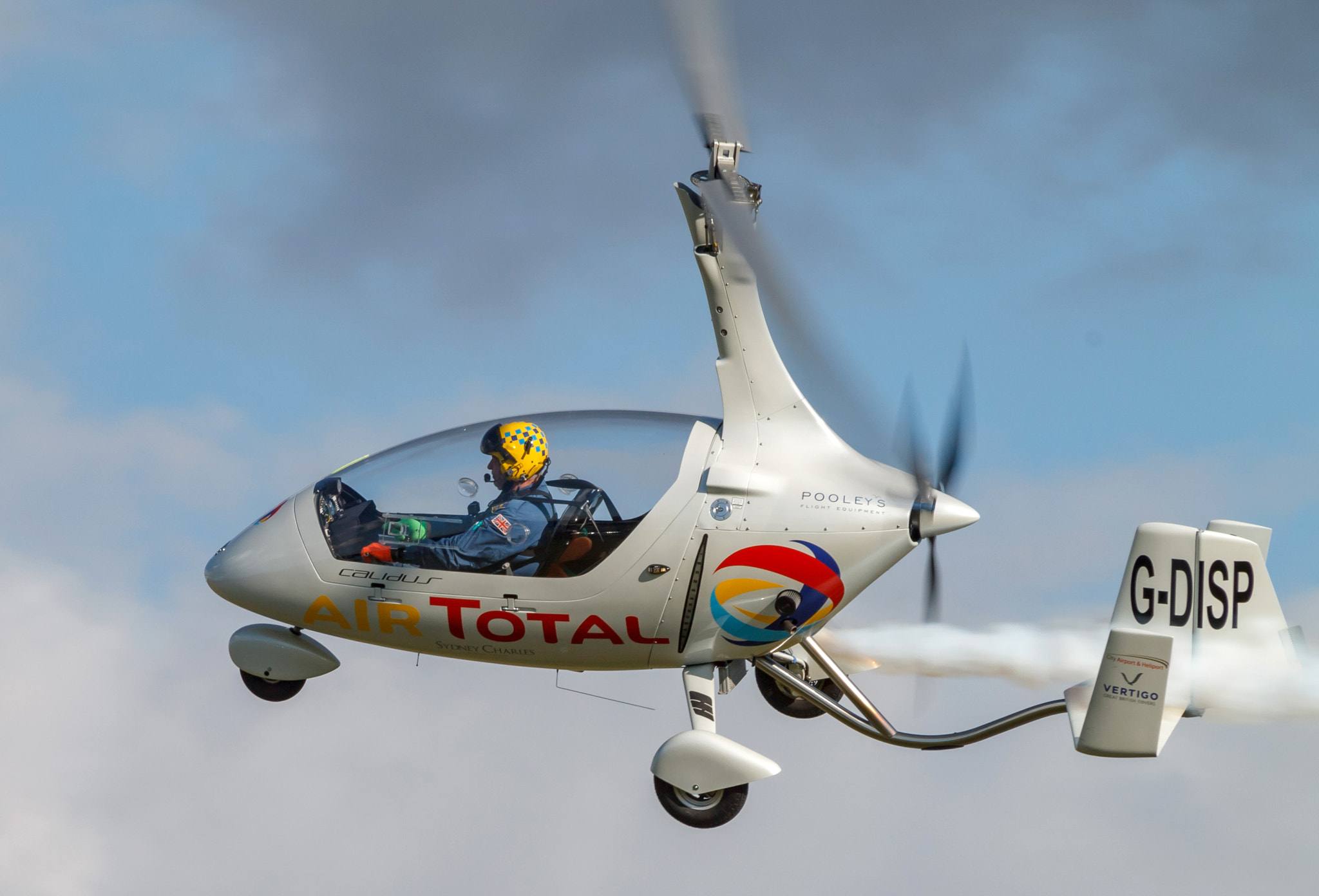 Canon EF 70-300mm F4-5.6 IS USM sample photo. Calidus gyrocopter closeup photography