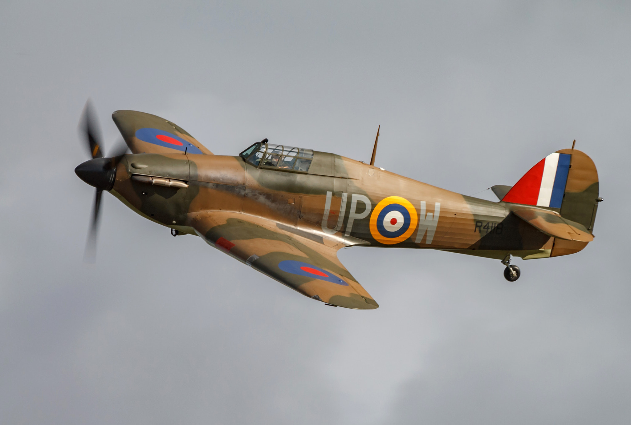 Canon EF 70-300mm F4-5.6 IS USM sample photo. Hawker hurricane mk i photography