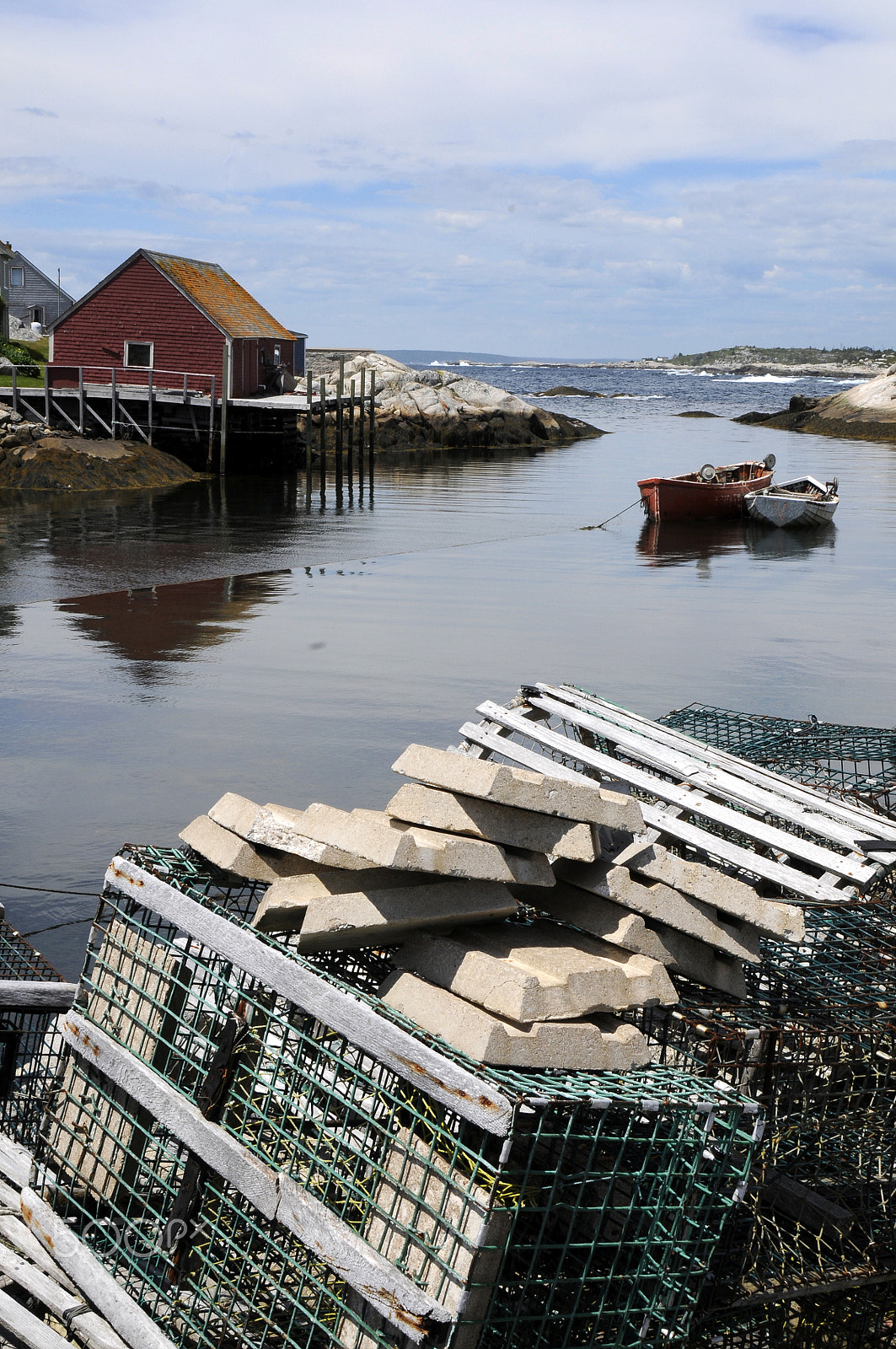 Nikon AF Nikkor 24-85mm F2.8-4D IF sample photo. Peggy's cove photography