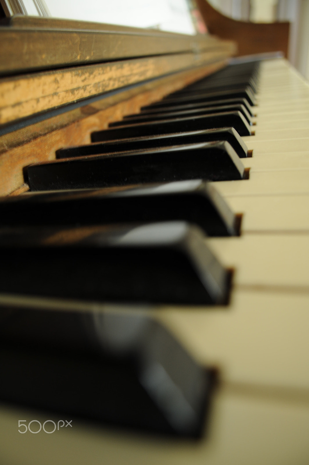 Nikon D300 sample photo. Piano keys photography