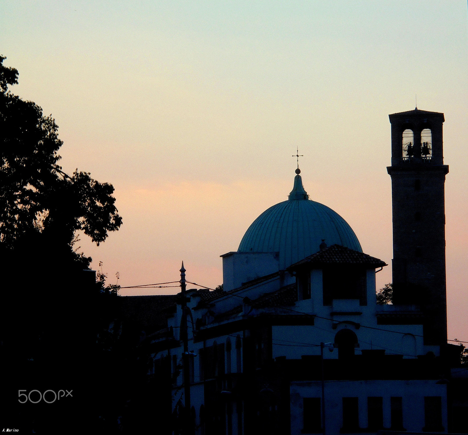 Sony Cyber-shot DSC-W810 sample photo. Sunset on church photography
