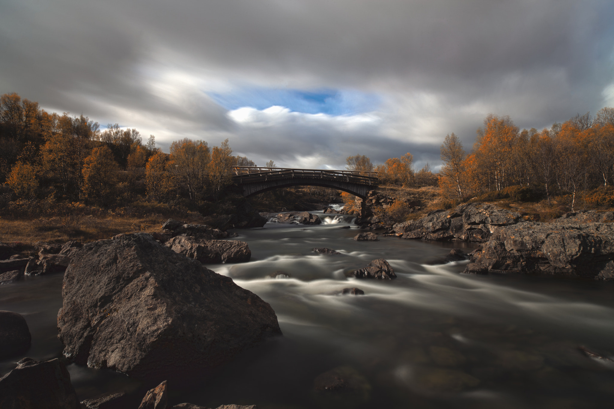 Canon EOS 5D Mark II sample photo. The river at fall photography