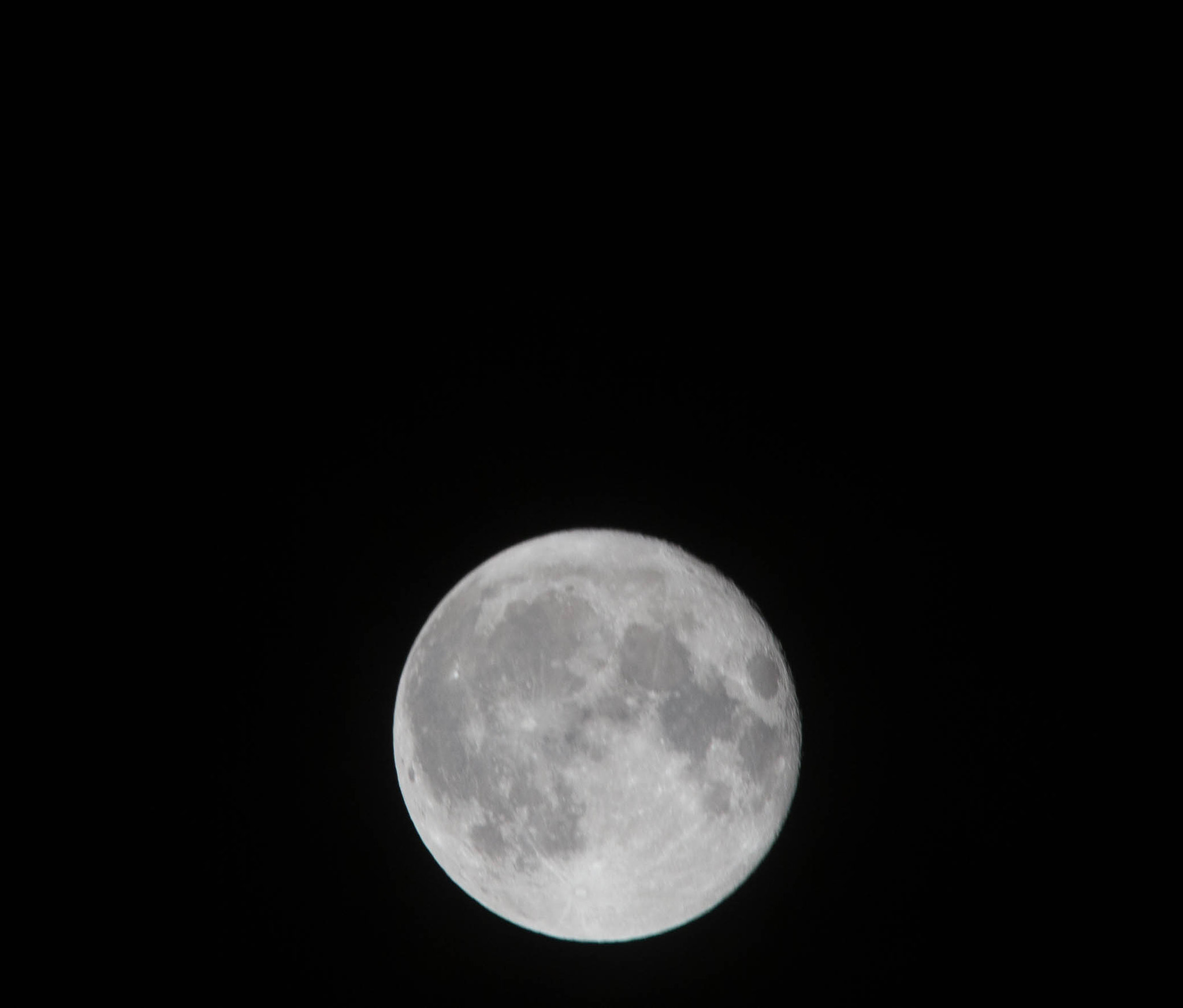 Canon EOS 6D + Sigma 150-500mm F5-6.3 DG OS HSM sample photo. Clear sky moon shot photography