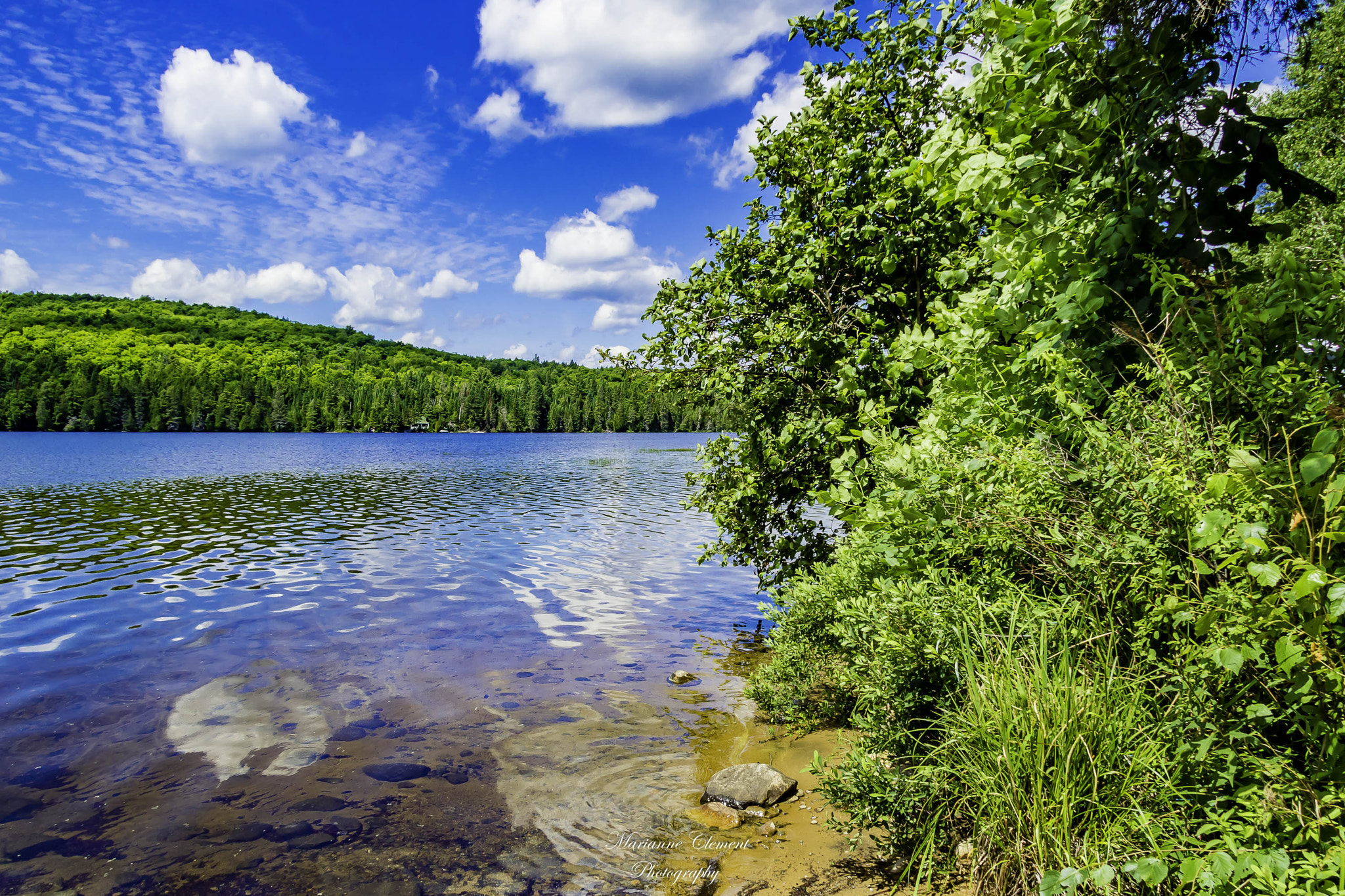 Canon EF-S 17-85mm F4-5.6 IS USM sample photo. Rock lake photography