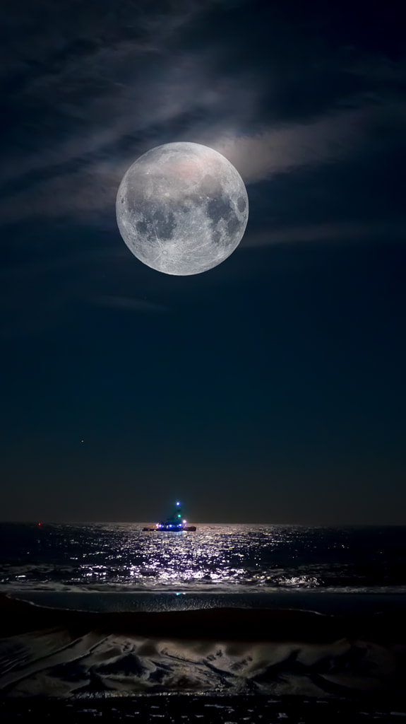 Bayou Dawn Full Moon by Greg Waters / 500px