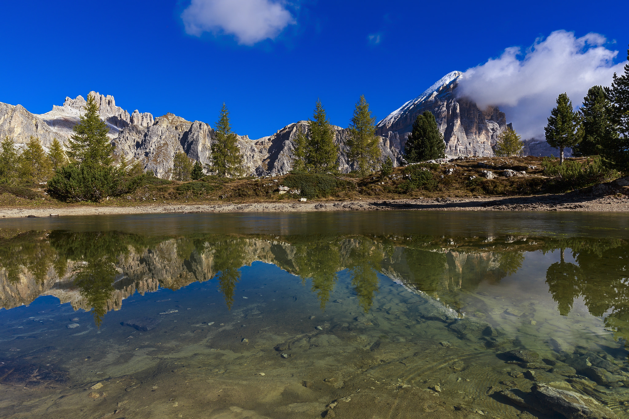 Canon EF 16-35mm F4L IS USM sample photo. Limedes lake photography