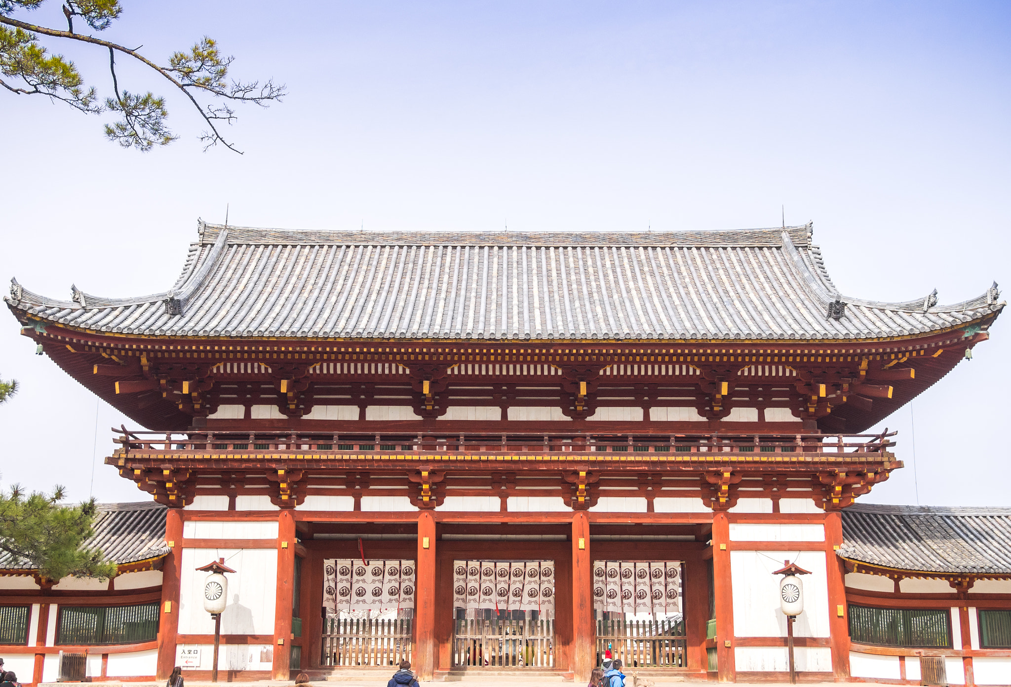 Olympus OM-D E-M1 + Panasonic Lumix G 20mm F1.7 ASPH sample photo. Last gate to todai ji temple photography