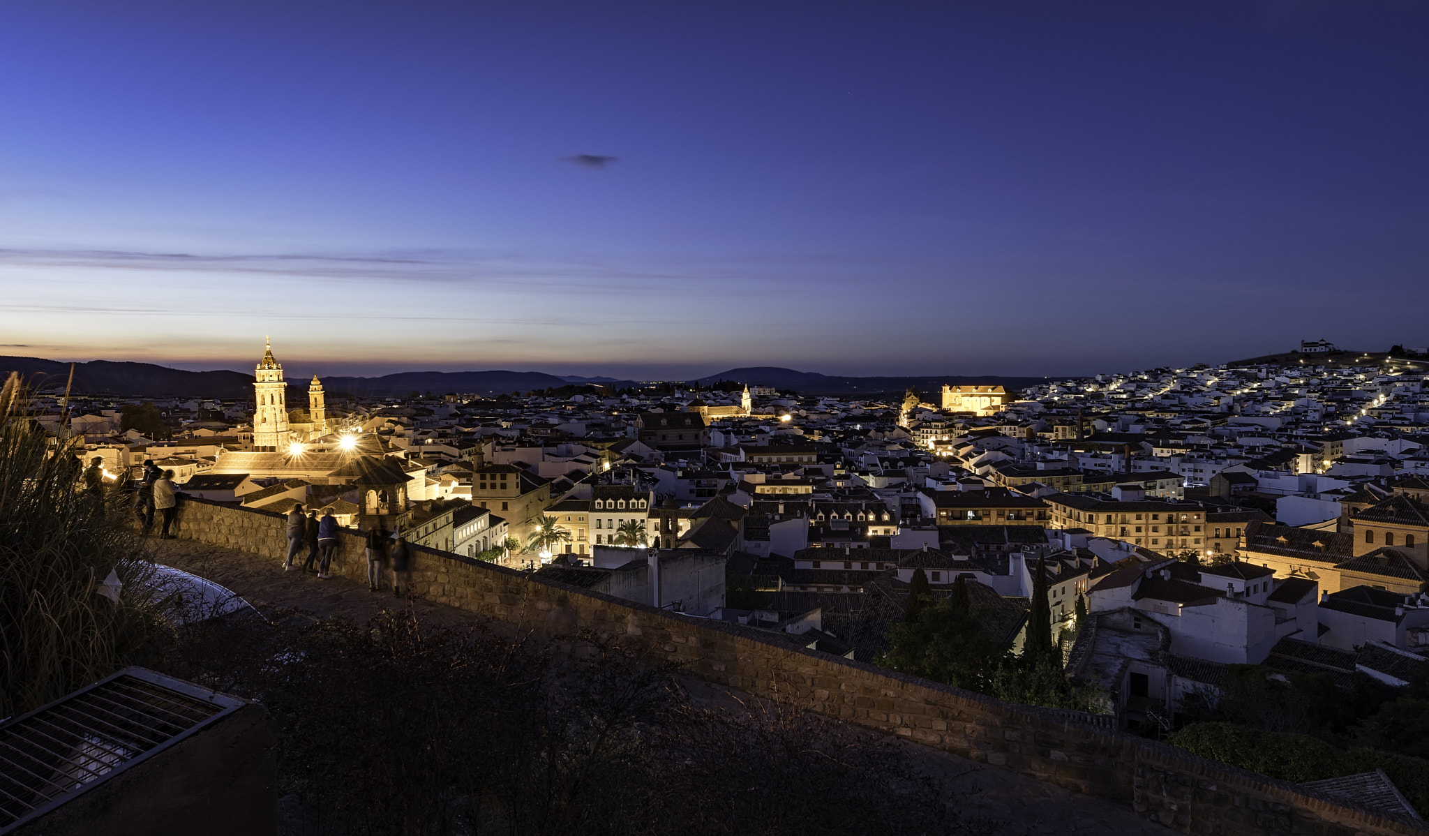 Nikon AF-S Nikkor 14-24mm F2.8G ED sample photo. Antequera by night photography