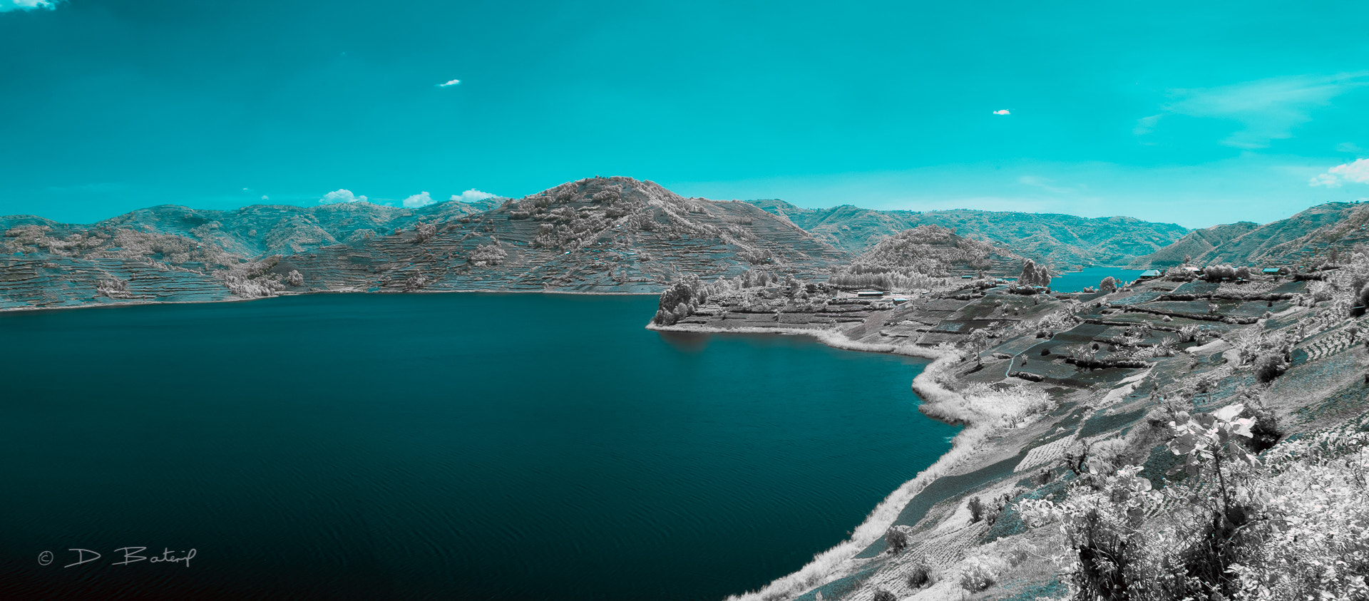 Nikon D80 sample photo. Lake bunyonyi uganda ir photography