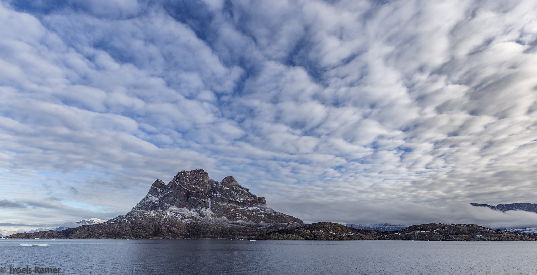 Canon EOS 6D + Canon EF 16-35mm F4L IS USM sample photo. Uummannaq mountain photography