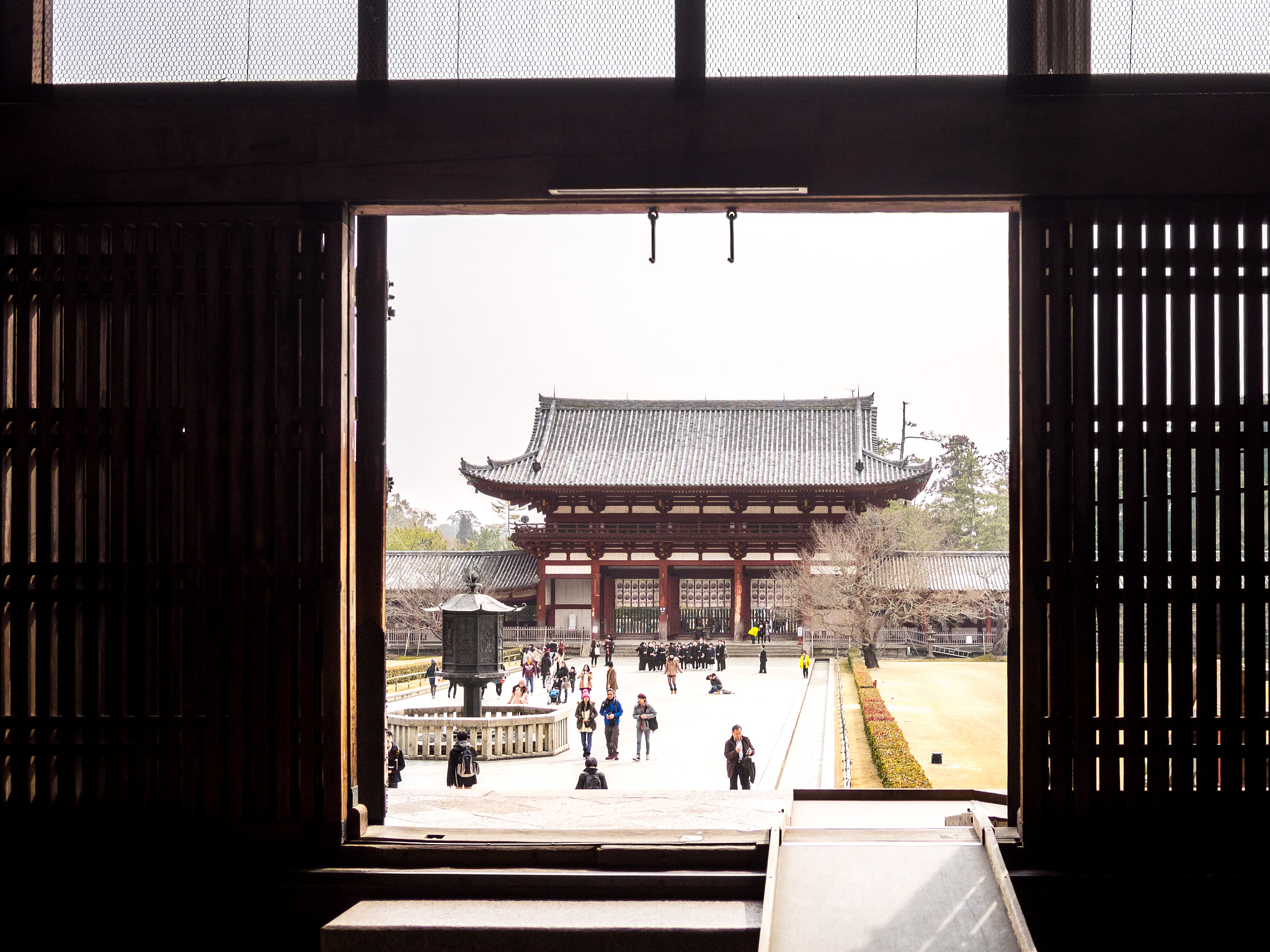 Olympus OM-D E-M1 + Panasonic Lumix G 20mm F1.7 ASPH sample photo. Last gate to todai ji temple photography