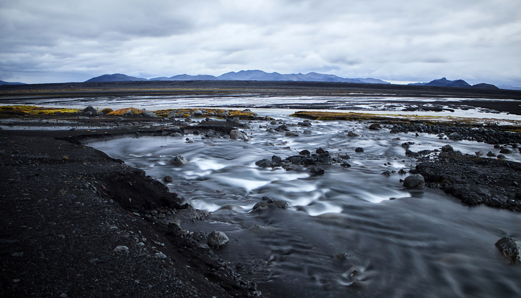 Olympus OM-D E-M10 + Olympus M.Zuiko Digital ED 14-42mm F3.5-5.6 EZ sample photo. Bardarbunga lava flow photography