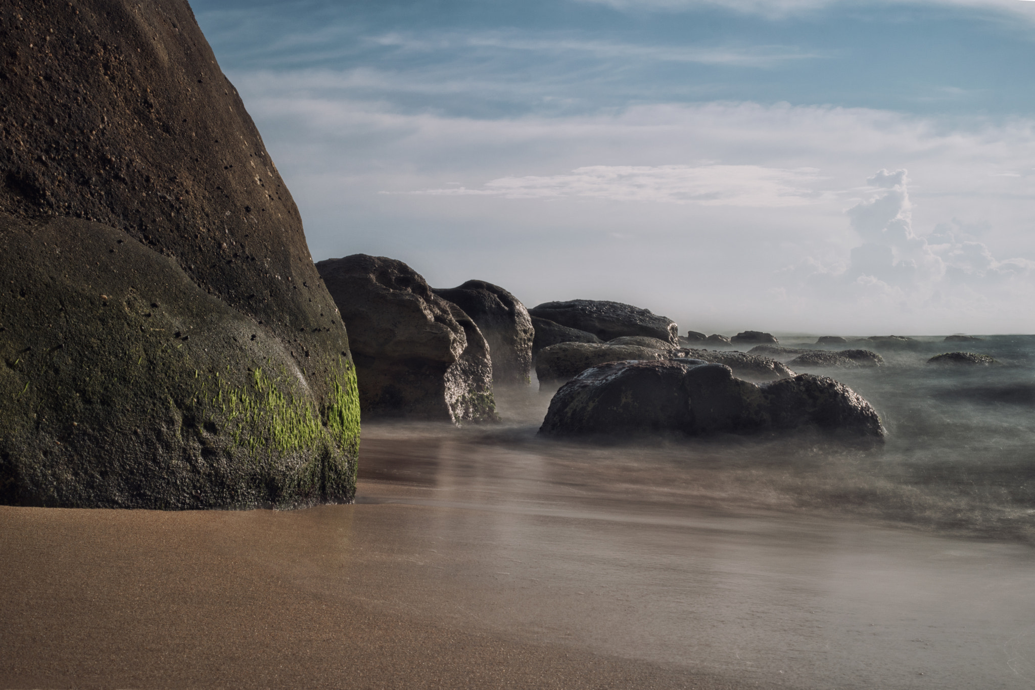Samsung NX 30mm F2 Pancake sample photo. Rocks photography