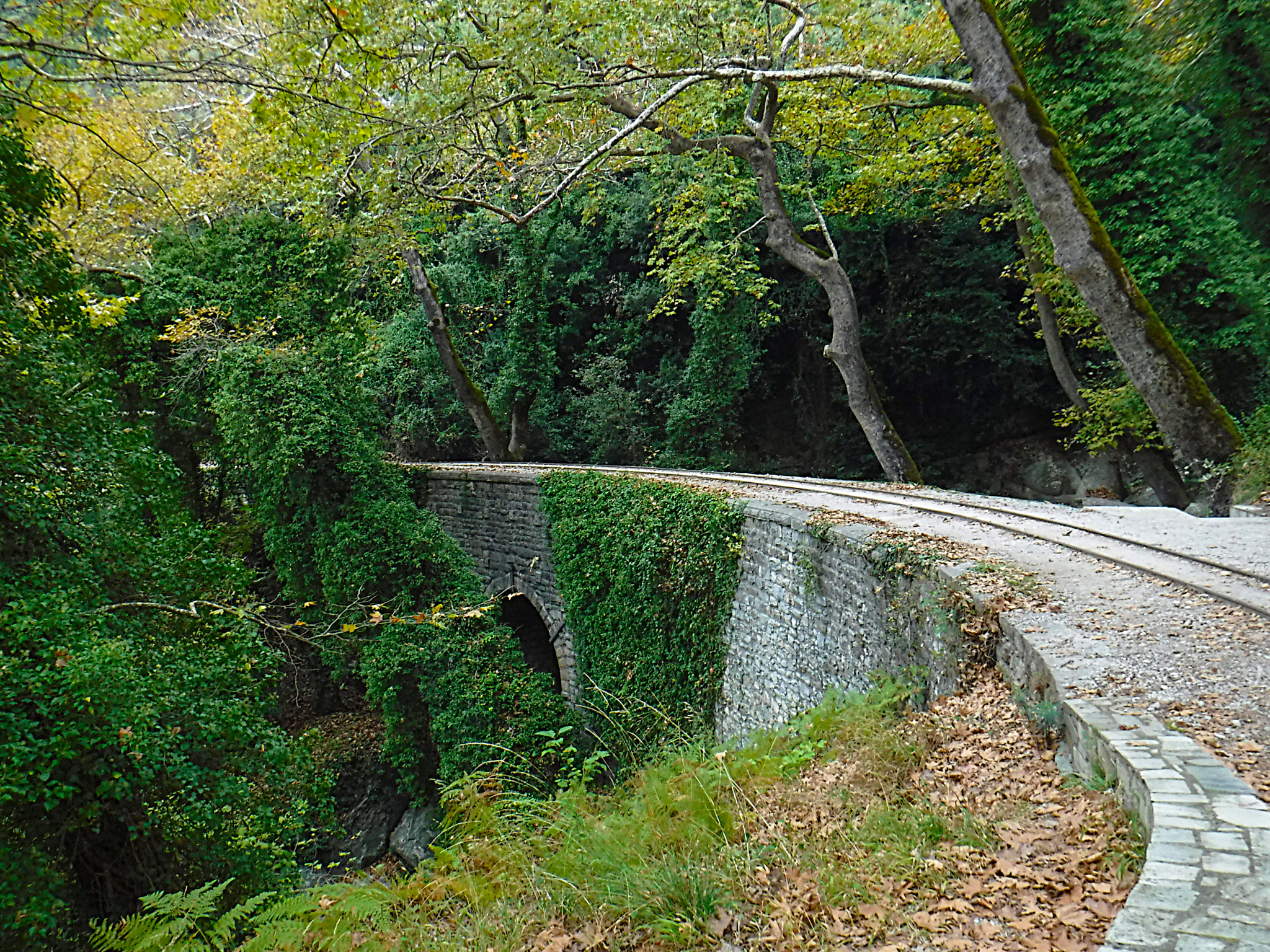 Fujifilm FinePix XP80 XP81 XP85 sample photo. Old stone train bridge photography