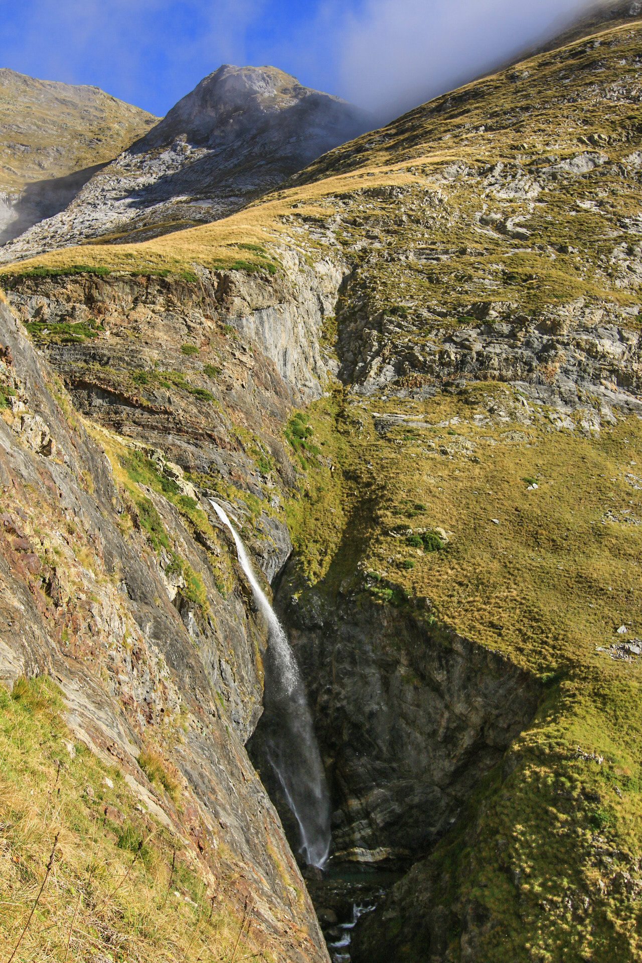 Tokina AT-X 12-28mm F4 Pro DX sample photo. Waterfall - vignemale peak photography