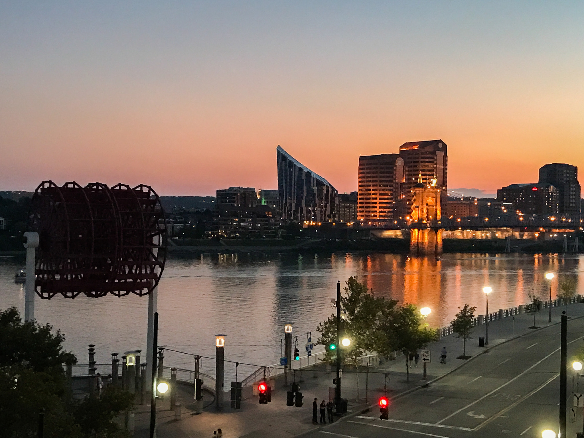 Apple iPhone 7 Plus sample photo. Cincinnati river photography