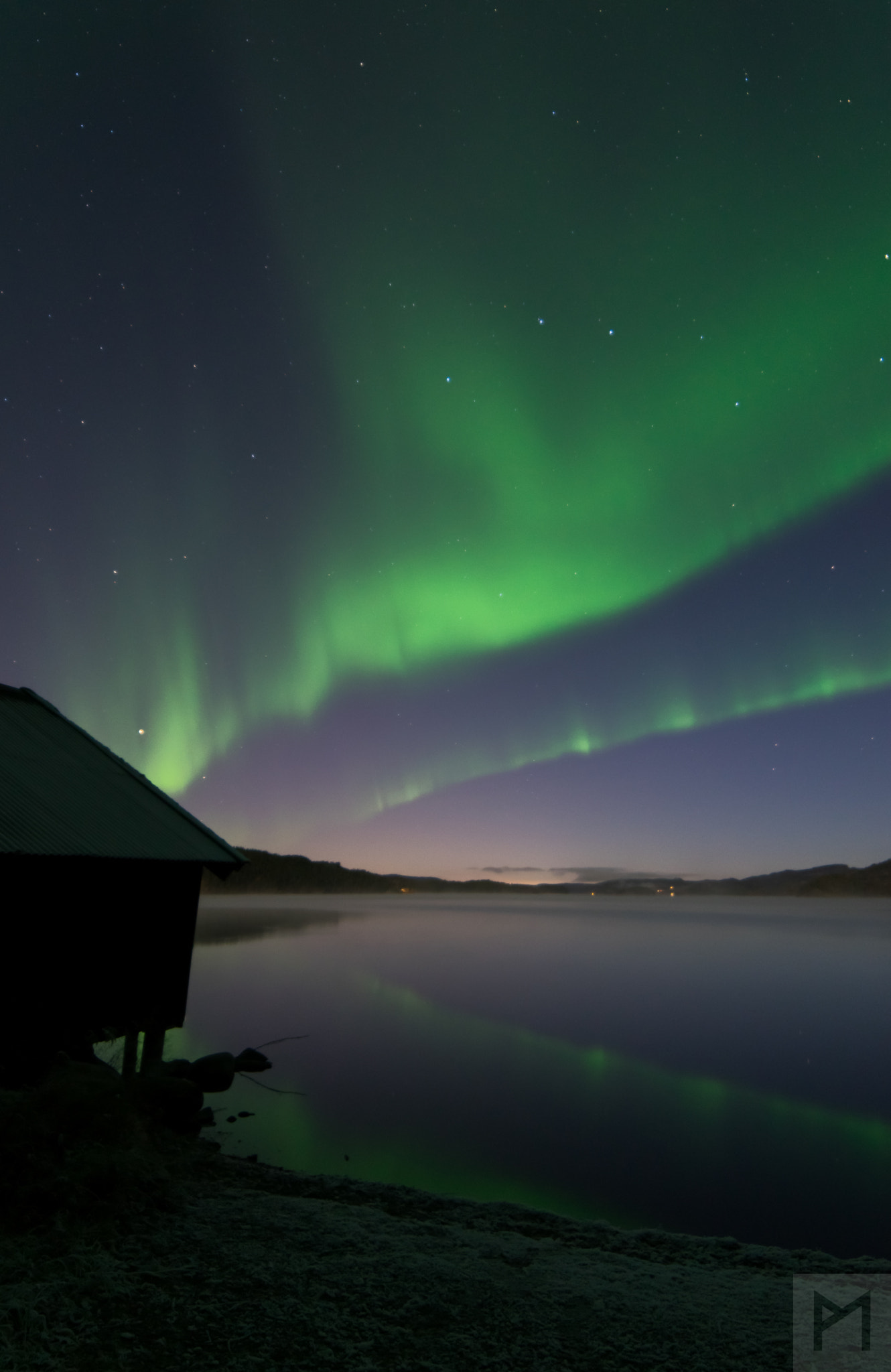 Samyang 14mm F2.8 ED AS IF UMC sample photo. Northern lights photography