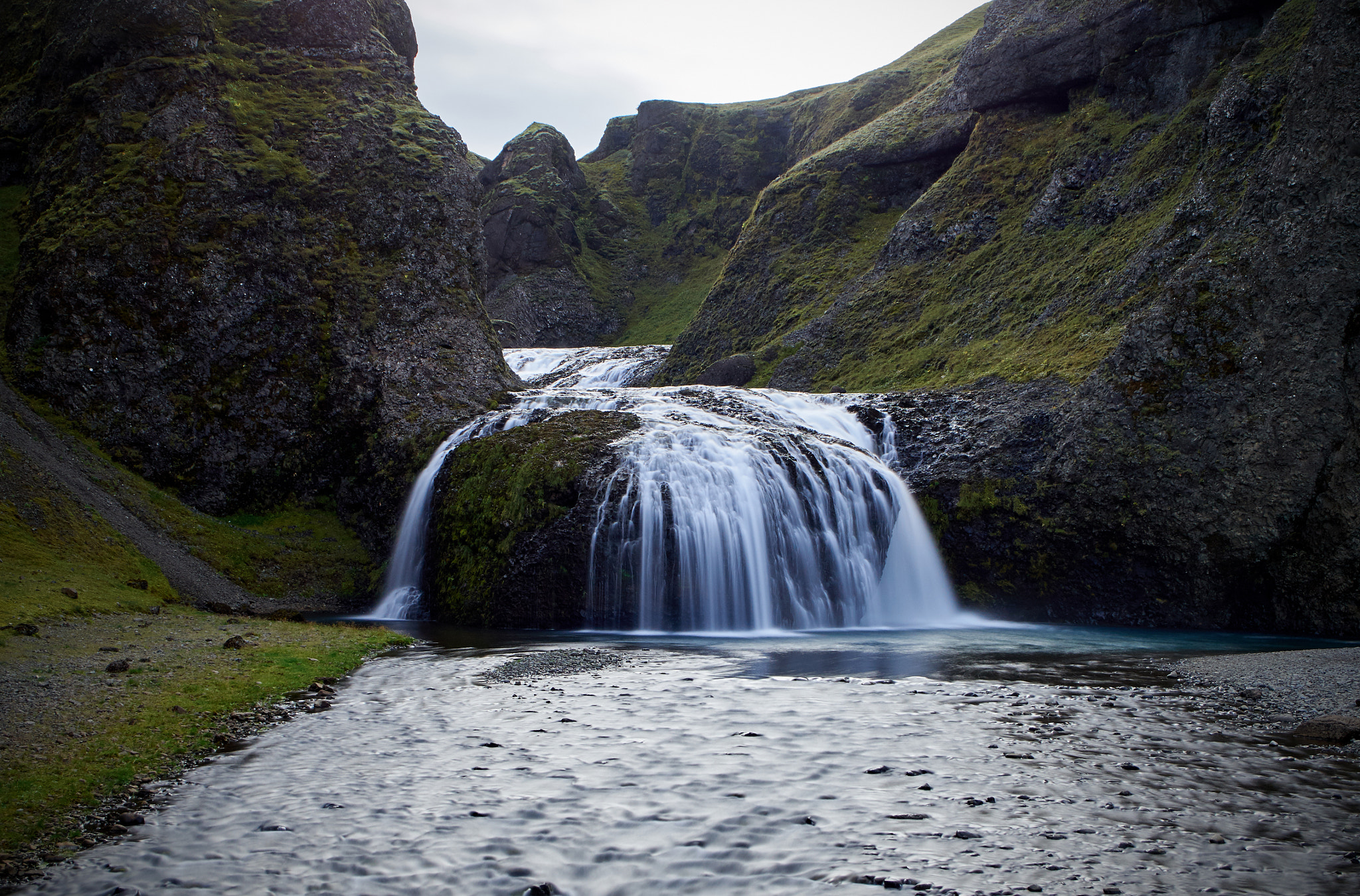 Olympus OM-D E-M10 + Olympus M.Zuiko Digital ED 14-42mm F3.5-5.6 EZ sample photo. Systrastapi waterfall photography