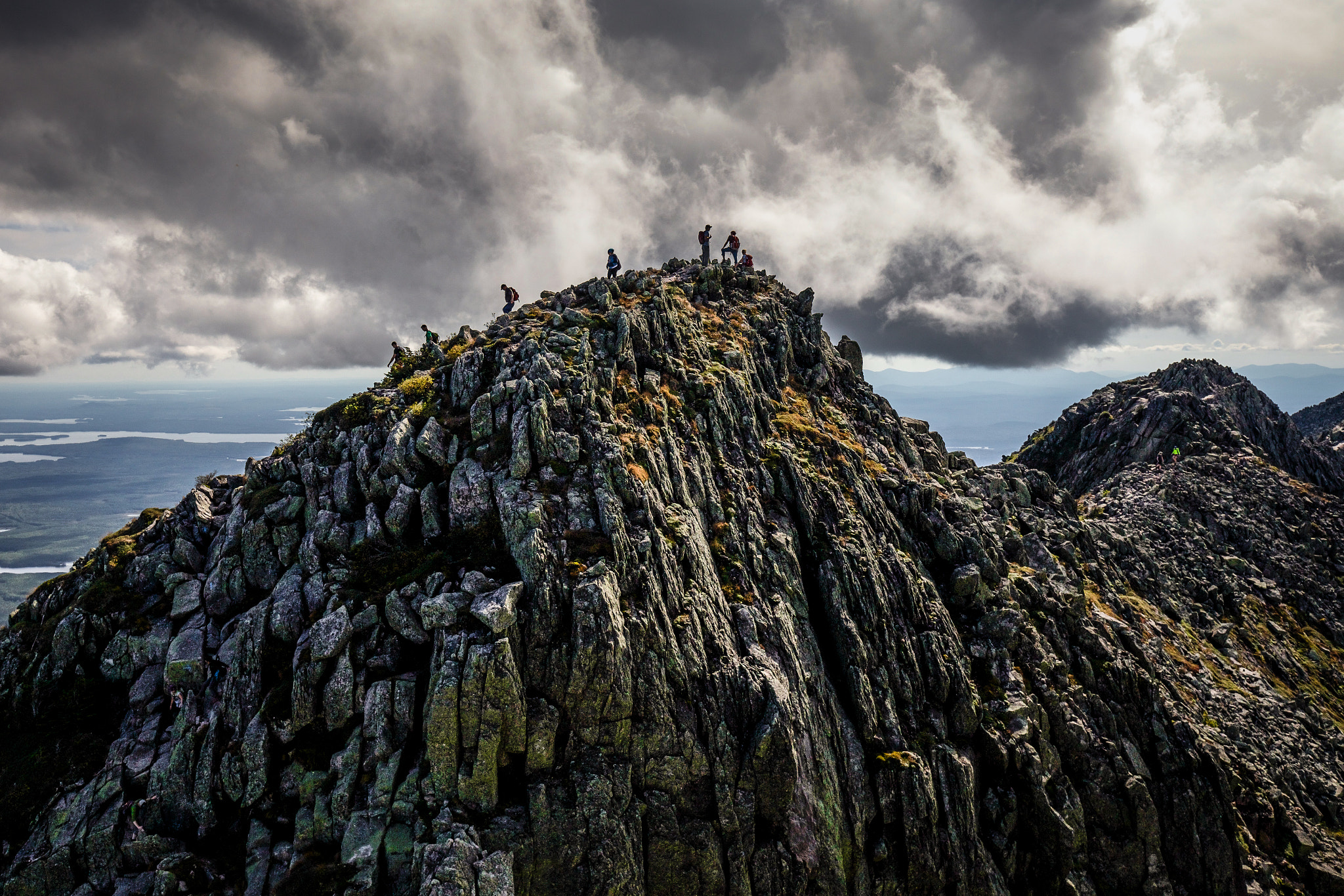 Canon EOS 6D + Canon EF 16-35mm F4L IS USM sample photo. Knife's edge katahdin photography