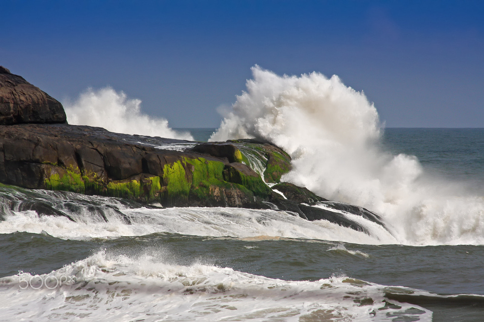 Canon EF 75-300mm F4.0-5.6 IS USM sample photo. Raging indian ocean photography