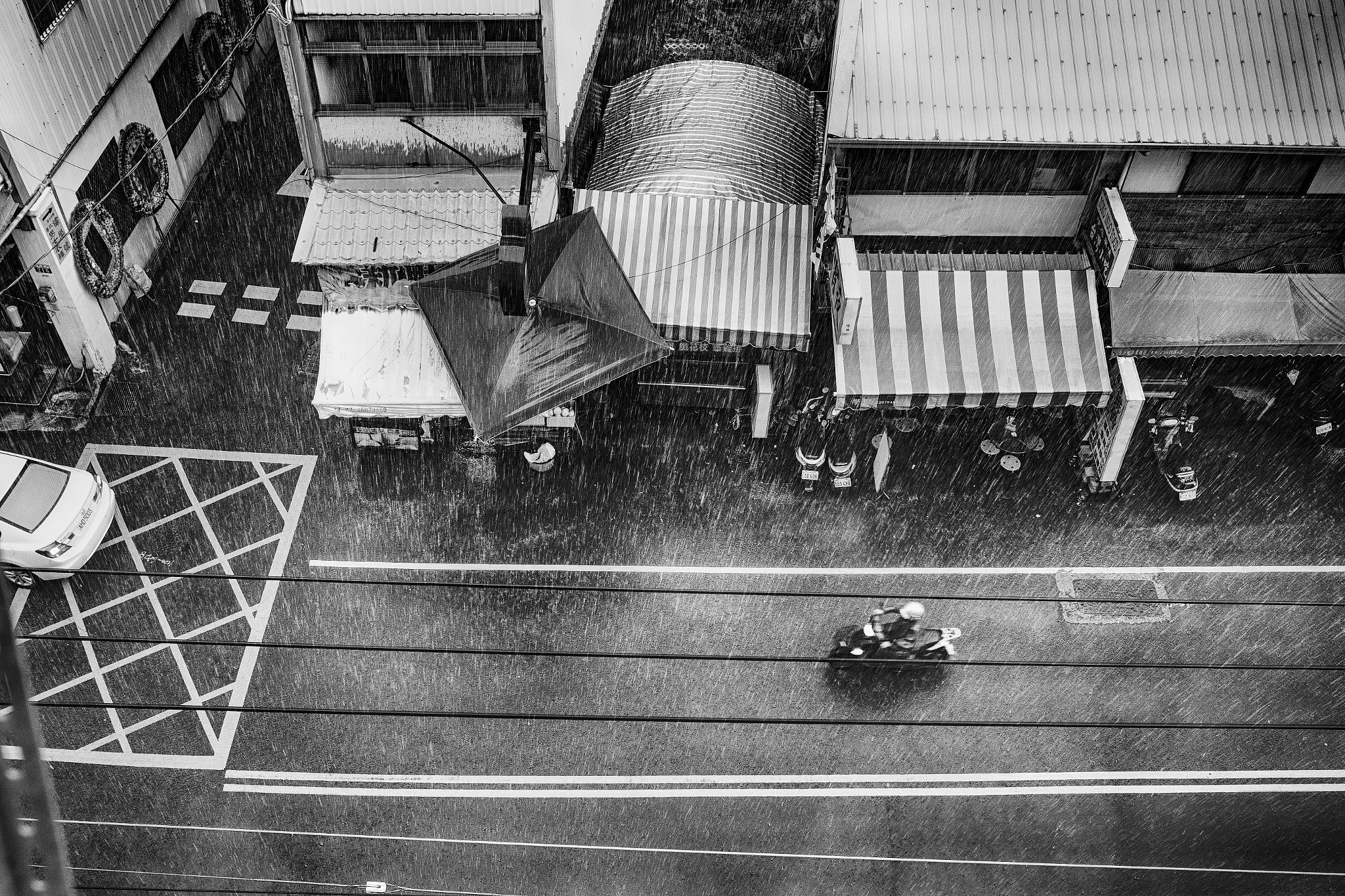 Sigma 35mm F1.4 DG HSM Art sample photo. Street in rain photography