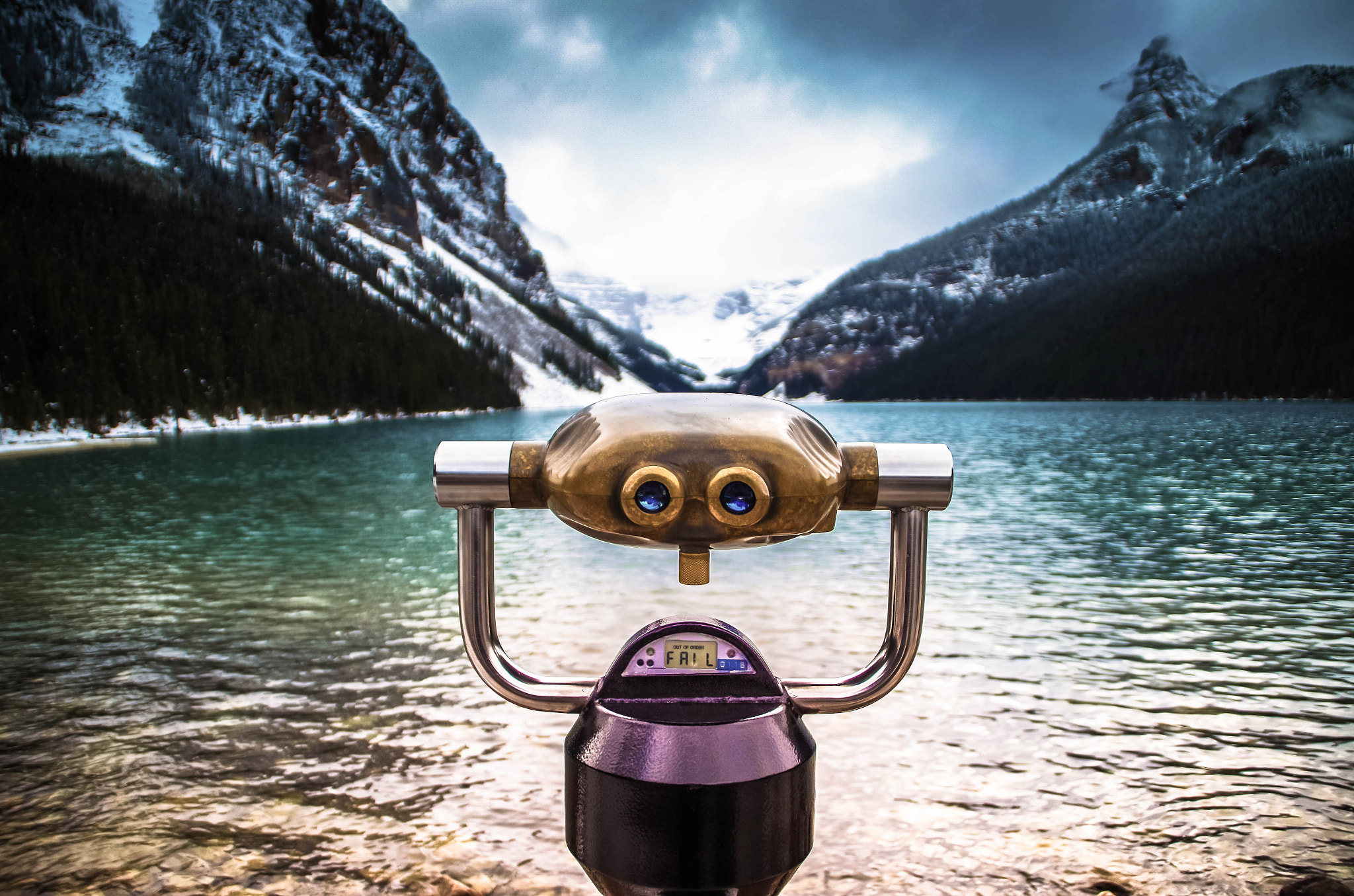 Tamron AF 18-200mm F3.5-6.3 XR Di II LD Aspherical (IF) Macro sample photo. Lake louise photography