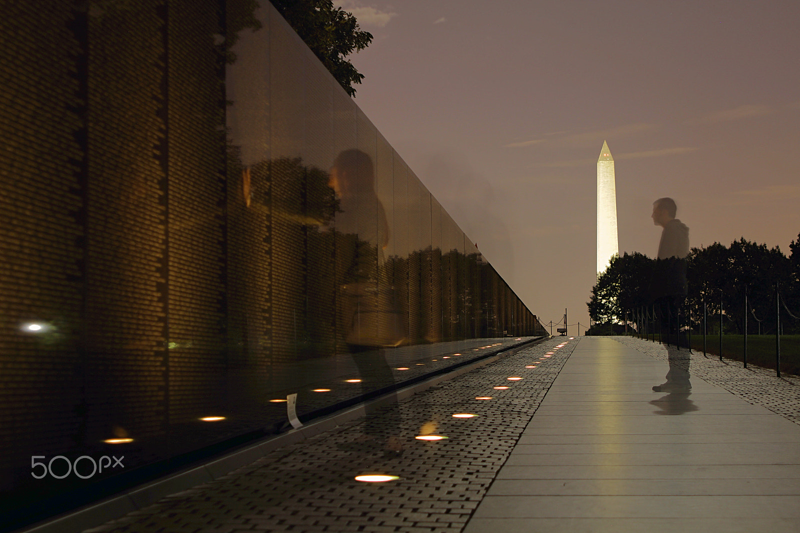 Canon EF 28-105mm f/3.5-4.5 USM sample photo. Vietnam wall at night photography