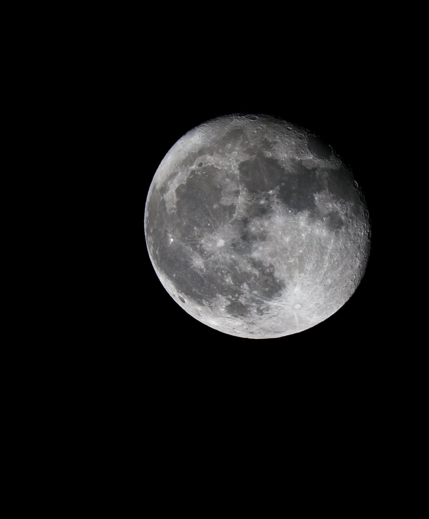 Tamron SP 150-600mm F5-6.3 Di VC USD sample photo. Moon on october 17th (my birthday) yeah! photography