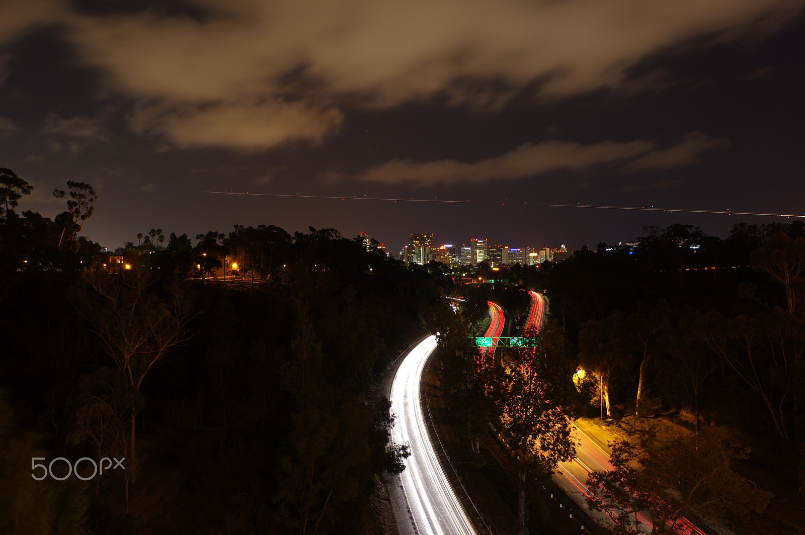 Pentax K-3 sample photo. San diego sky at night from balboa park photography