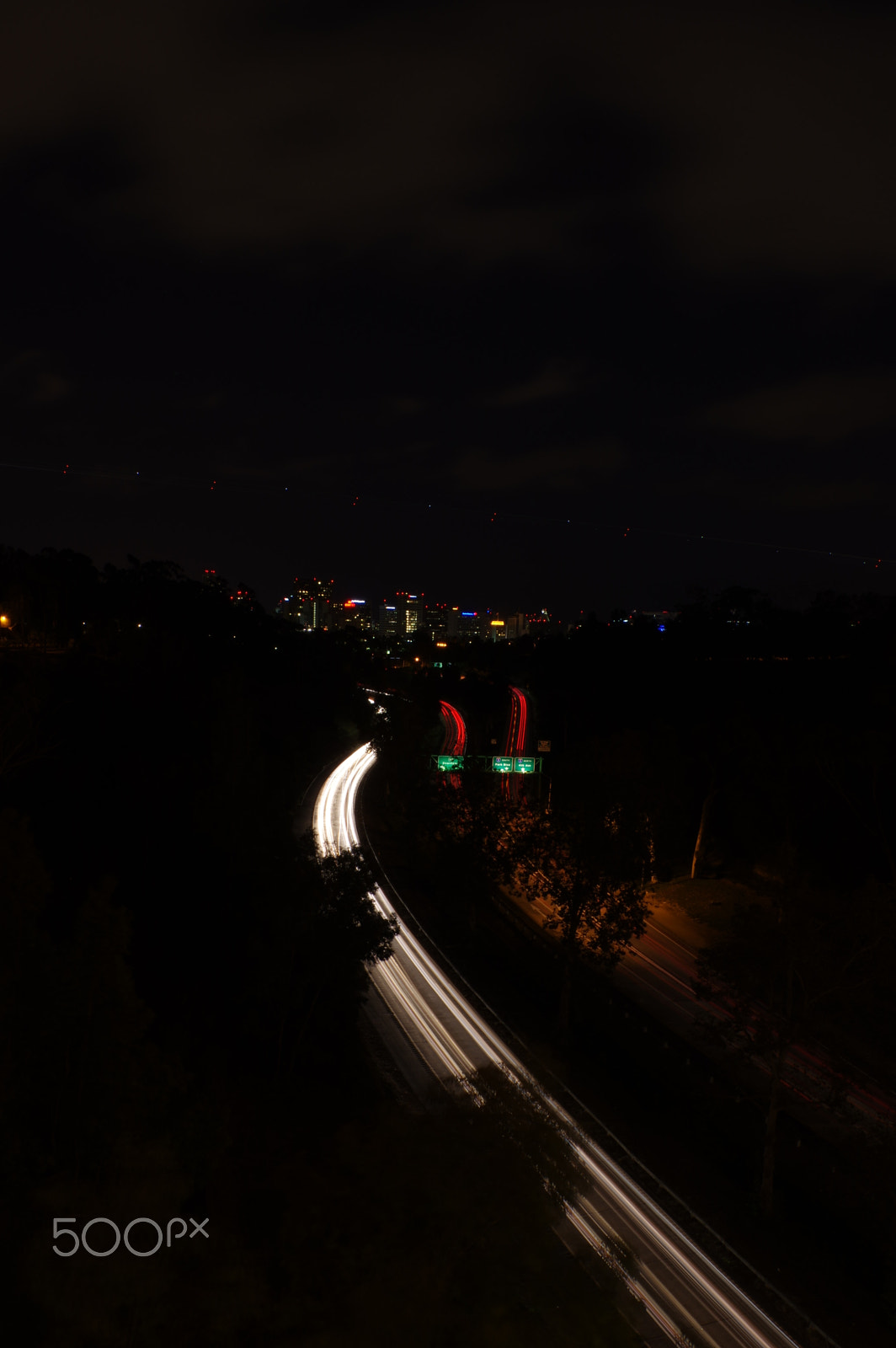 Pentax K-3 sample photo. San diego sky at night from balboa park photography