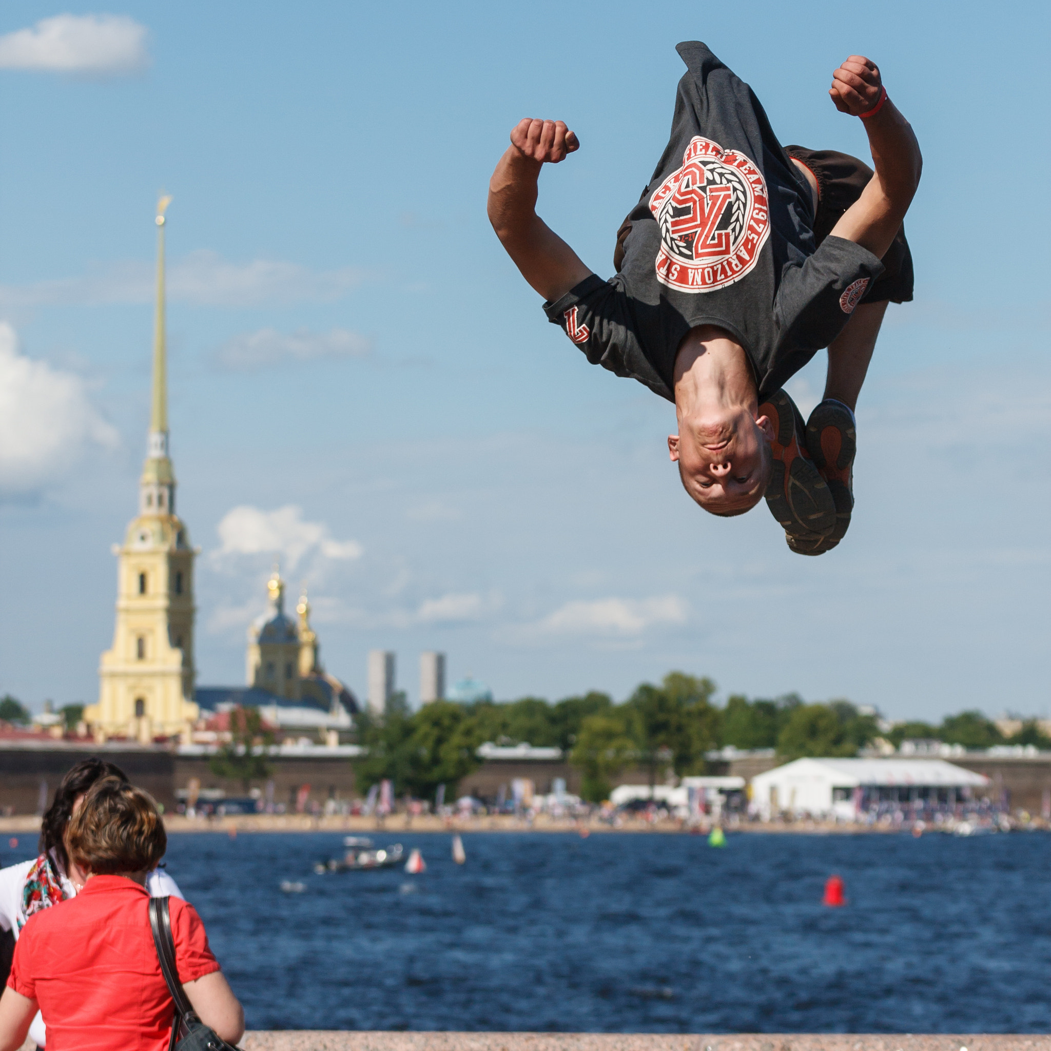 Canon EOS 40D + Canon EF 70-200mm F4L IS USM sample photo. Backflip photography