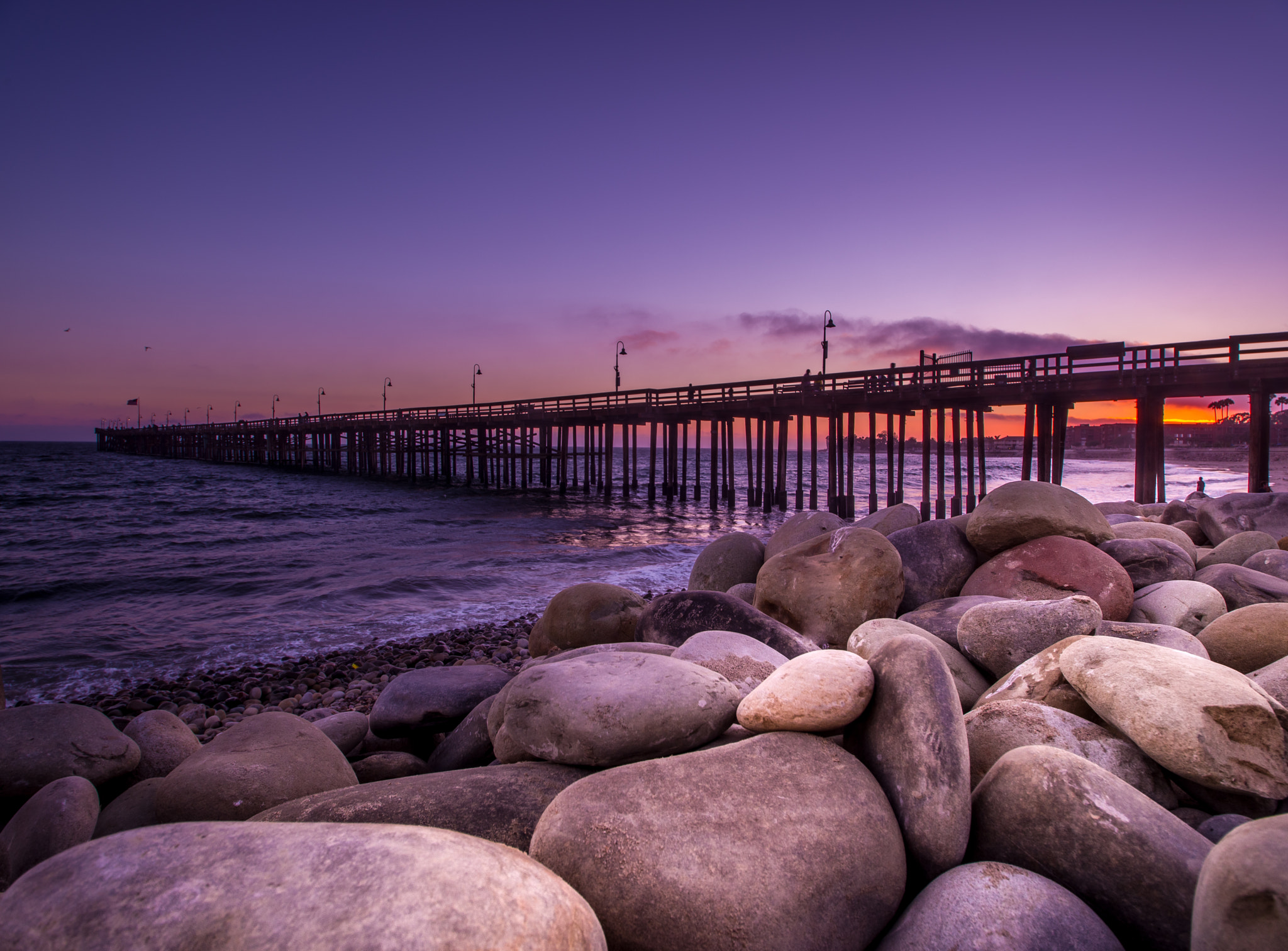 Pentax K-1 sample photo. Ventura pier sunset photography
