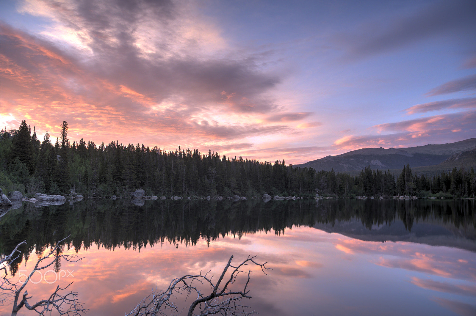 Nikon D300S sample photo. Sunrise at bear lake photography