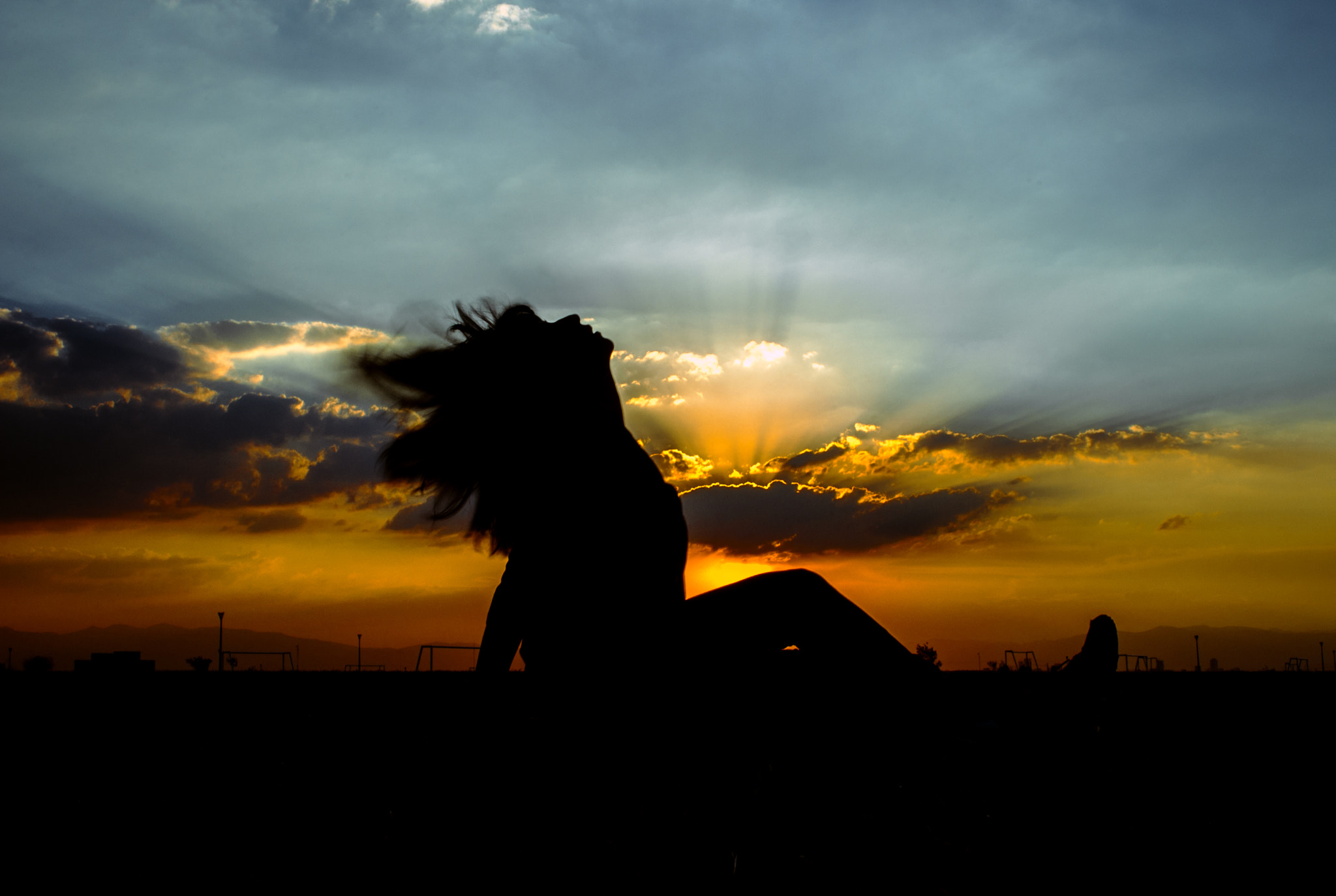 Nikon D200 sample photo. Kenny enjoyed the sunset photography