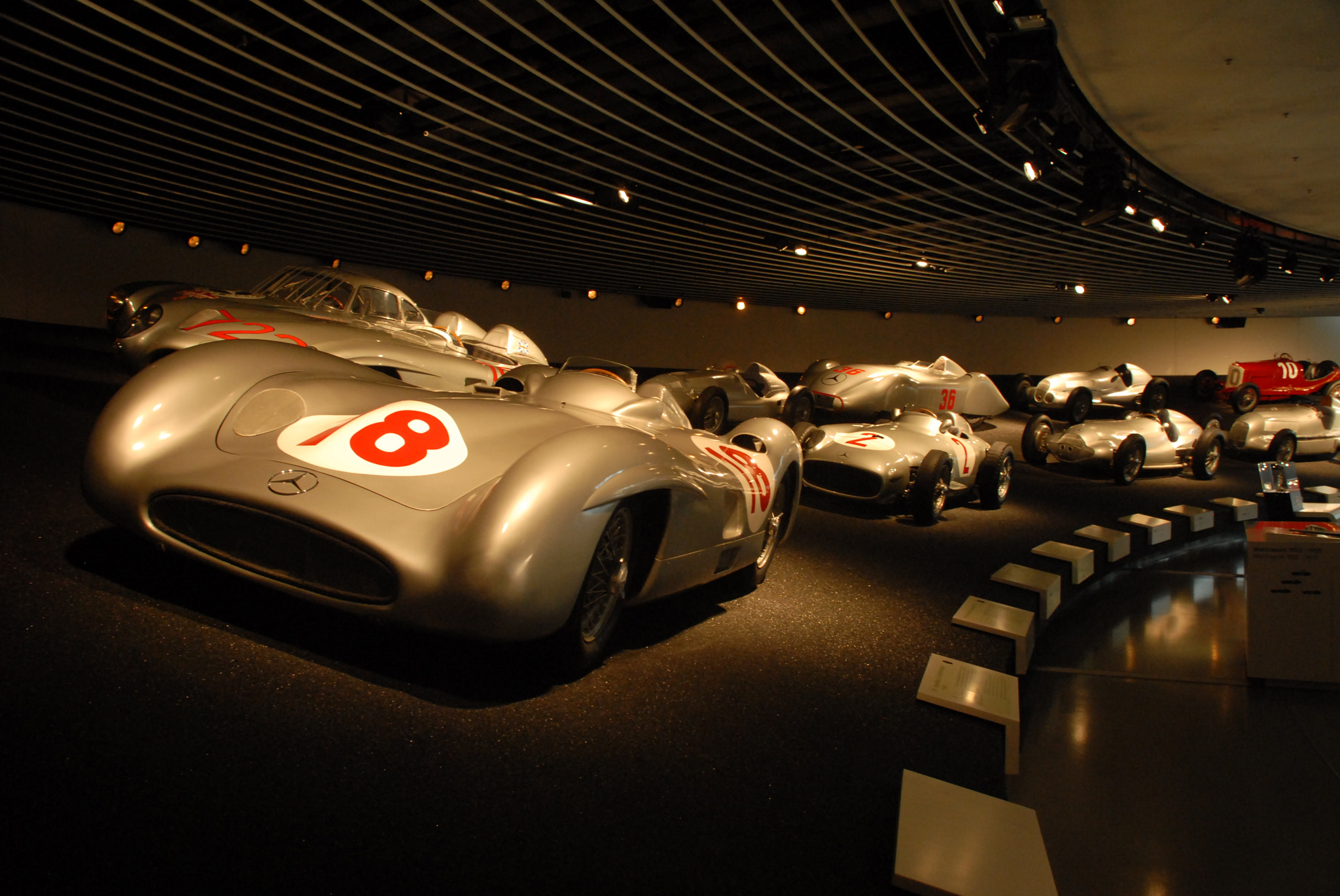 Nikon D200 sample photo. Mercedes museum photography