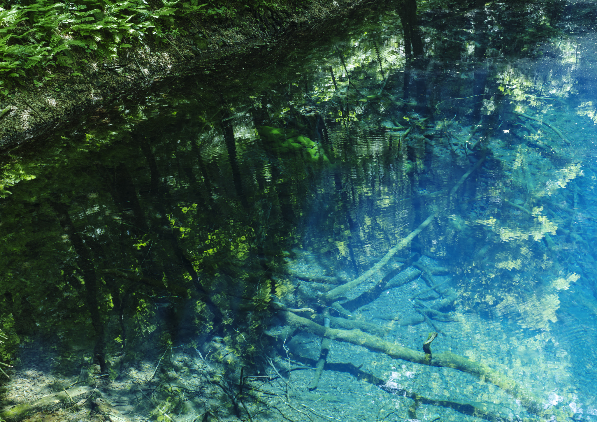 Pentax K-1 sample photo. A small blue lake photography