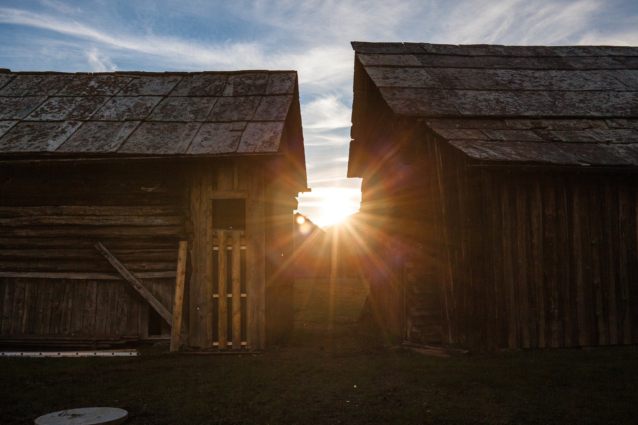 Canon EOS 5D Mark II + Canon EF 16-35mm F4L IS USM sample photo. 200 years old wooden  farm photography
