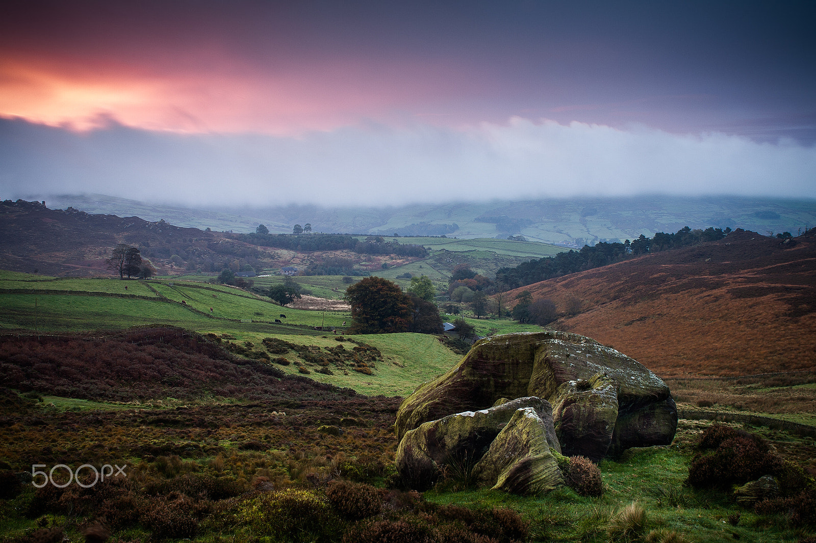 Canon EOS-1D Mark II + Canon EF 28mm F2.8 sample photo. Peak district sunrise 1 photography